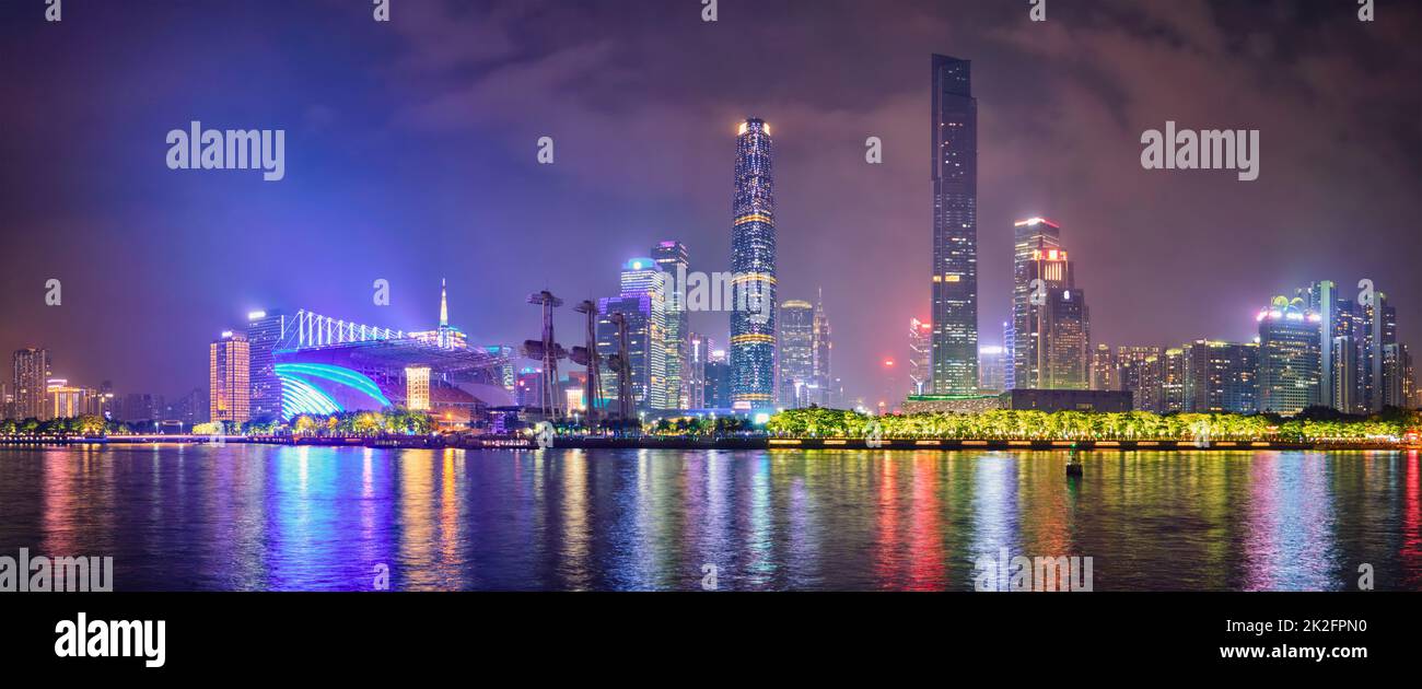 Guangzhou skyline. Guangzhou, China Stock Photo