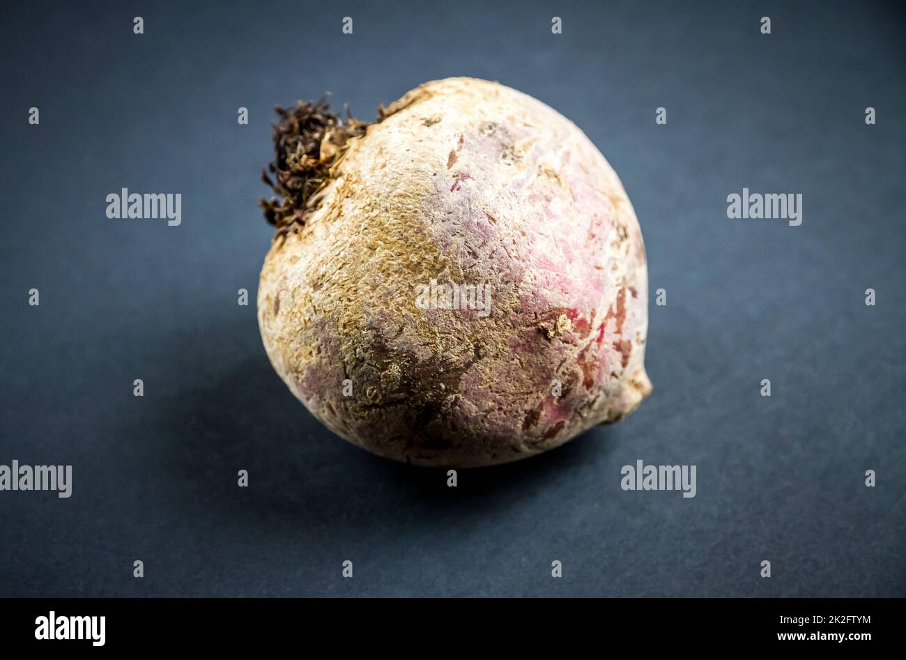 Beetroot on a black table background Stock Photo