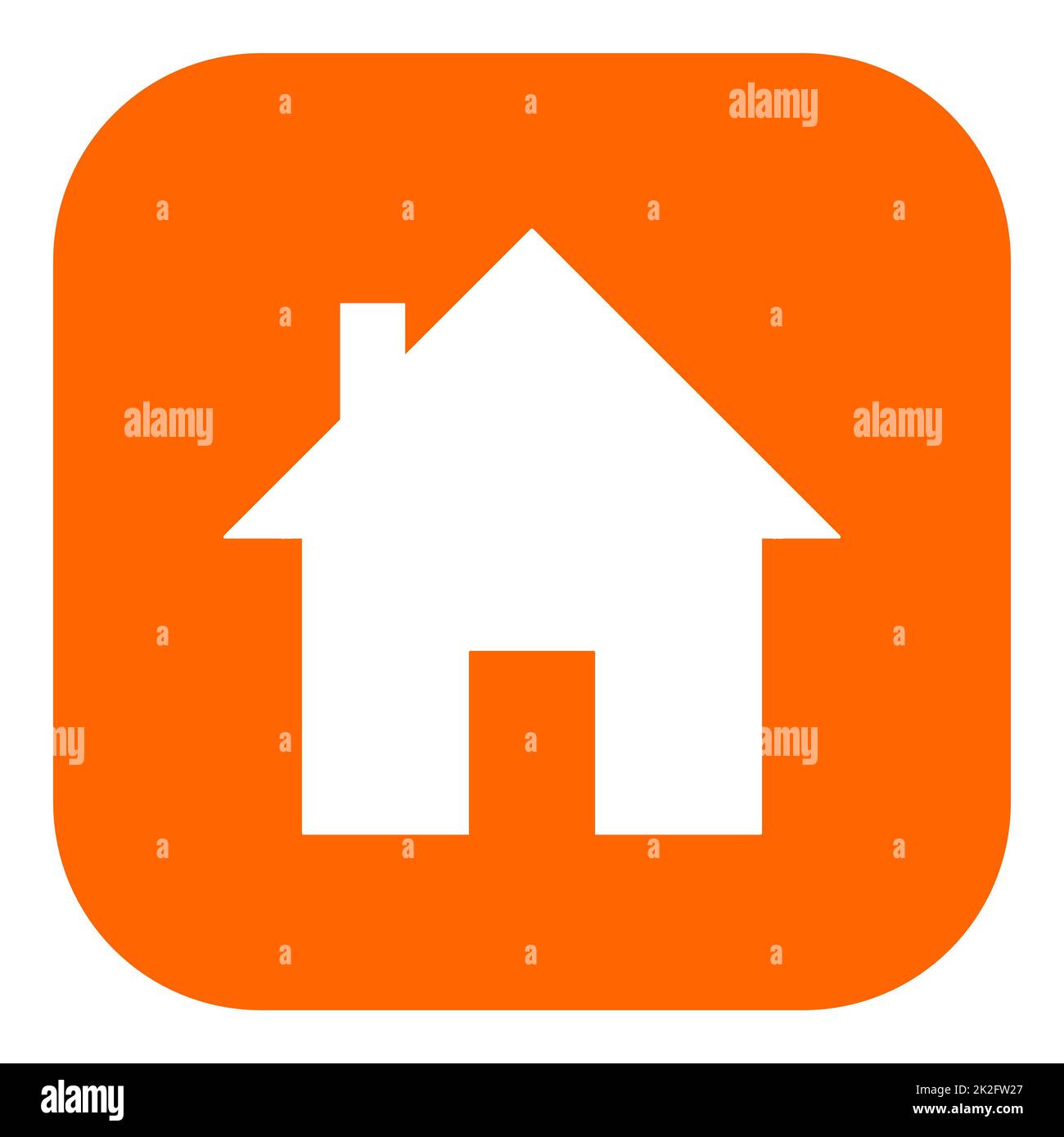 Home and app icon Stock Photo