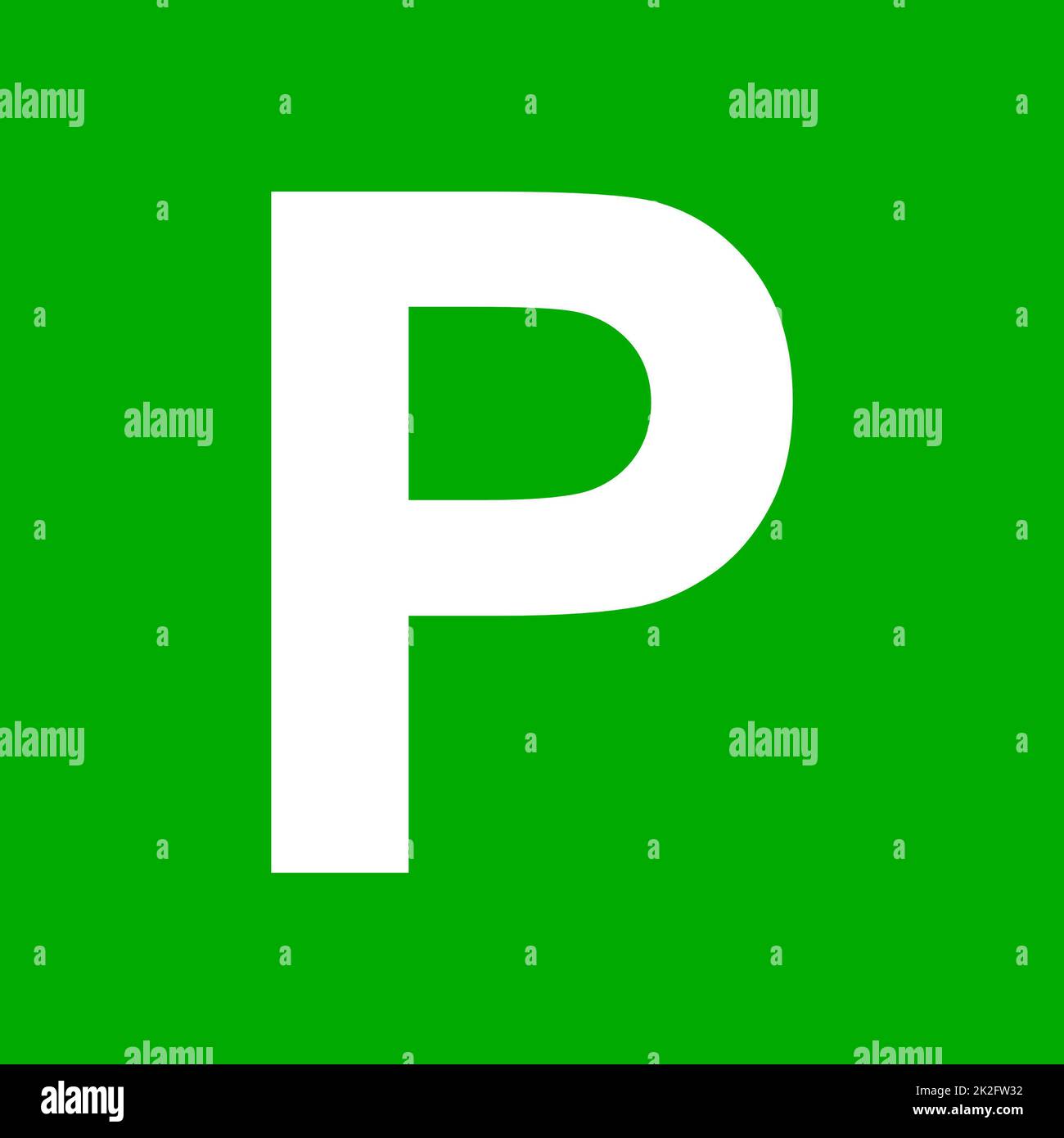 Parking and background Stock Photo