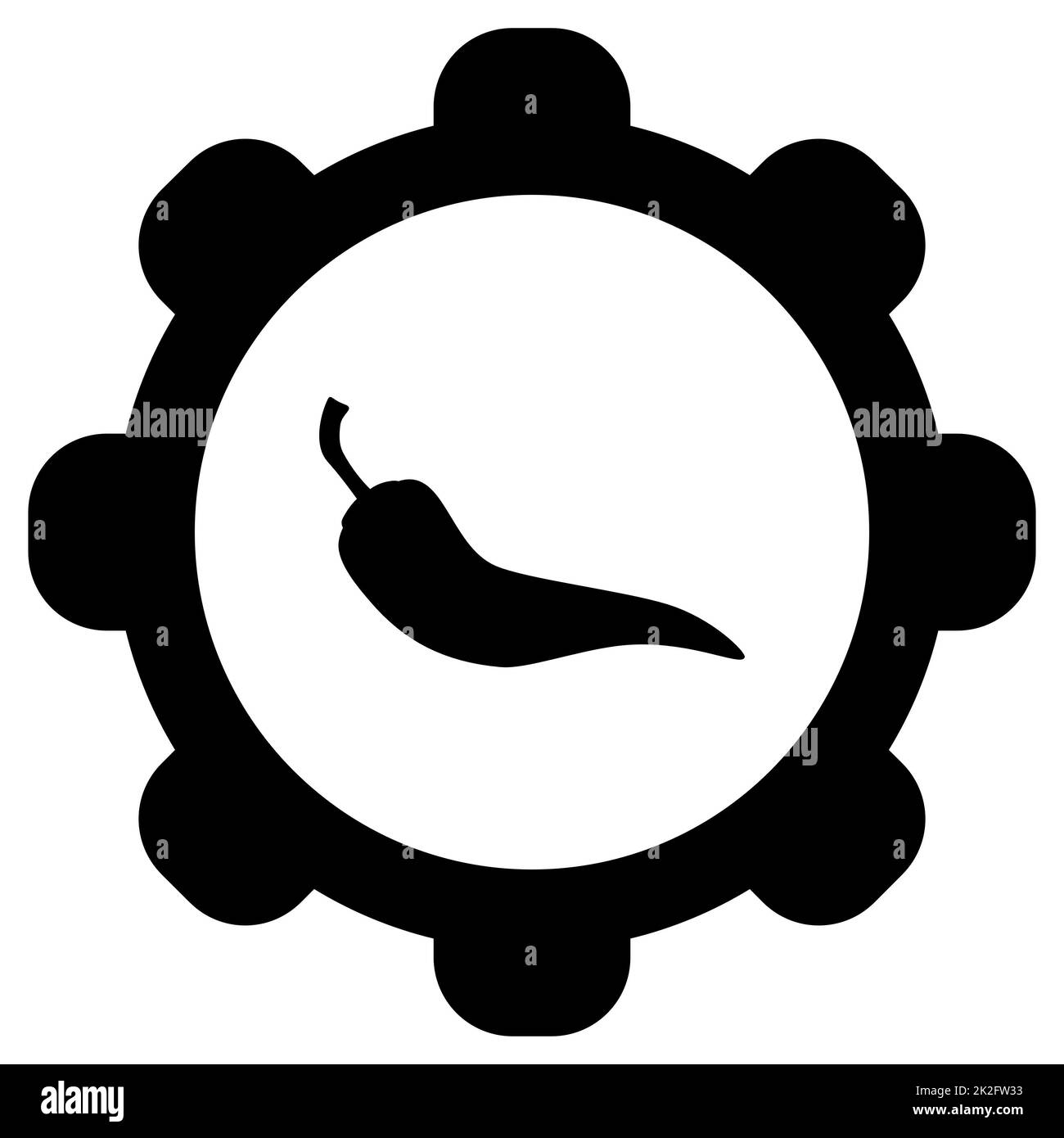 Chili pepper and wheel Stock Photo Alamy