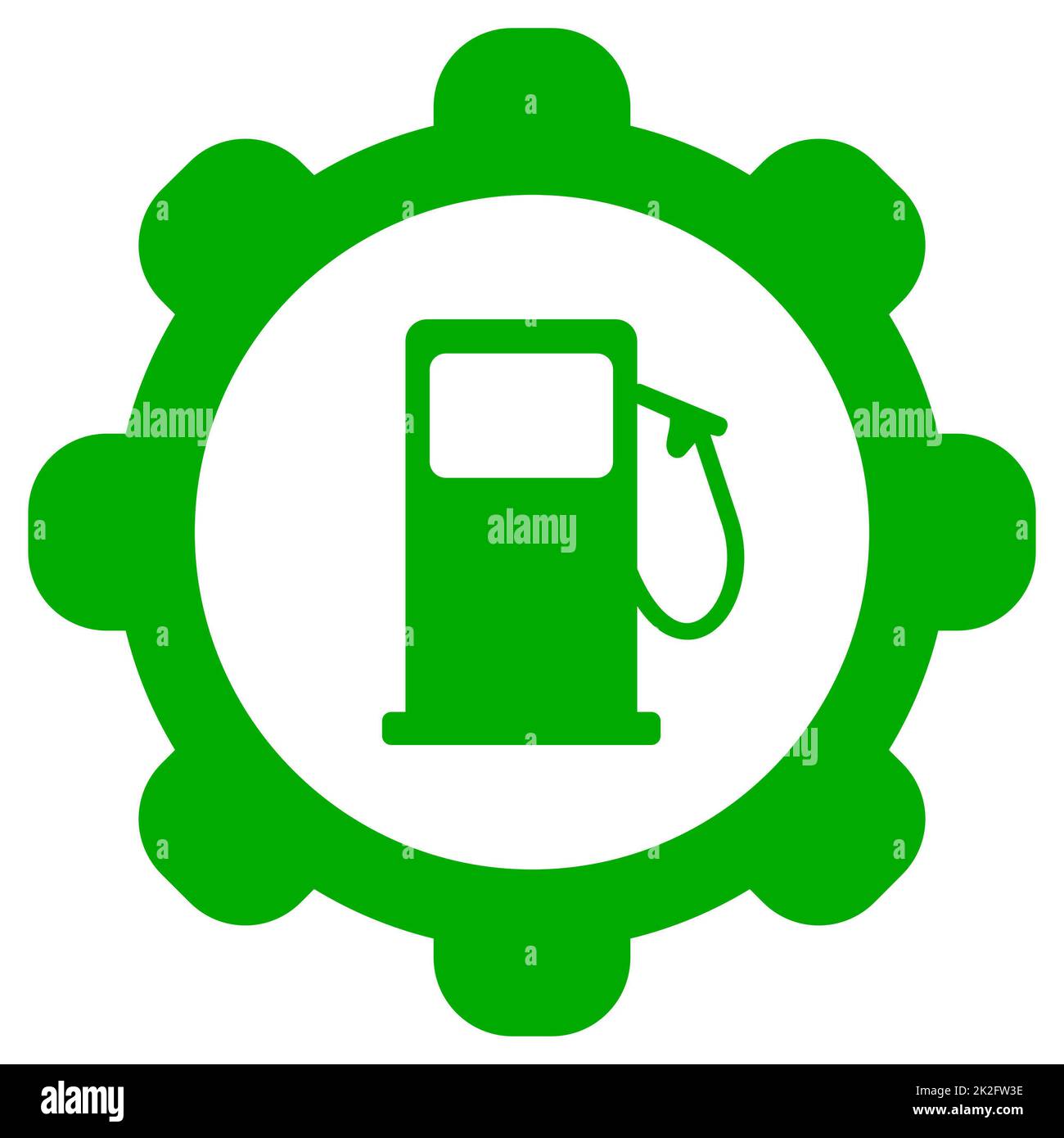 Gas station and wheel Stock Photo Alamy