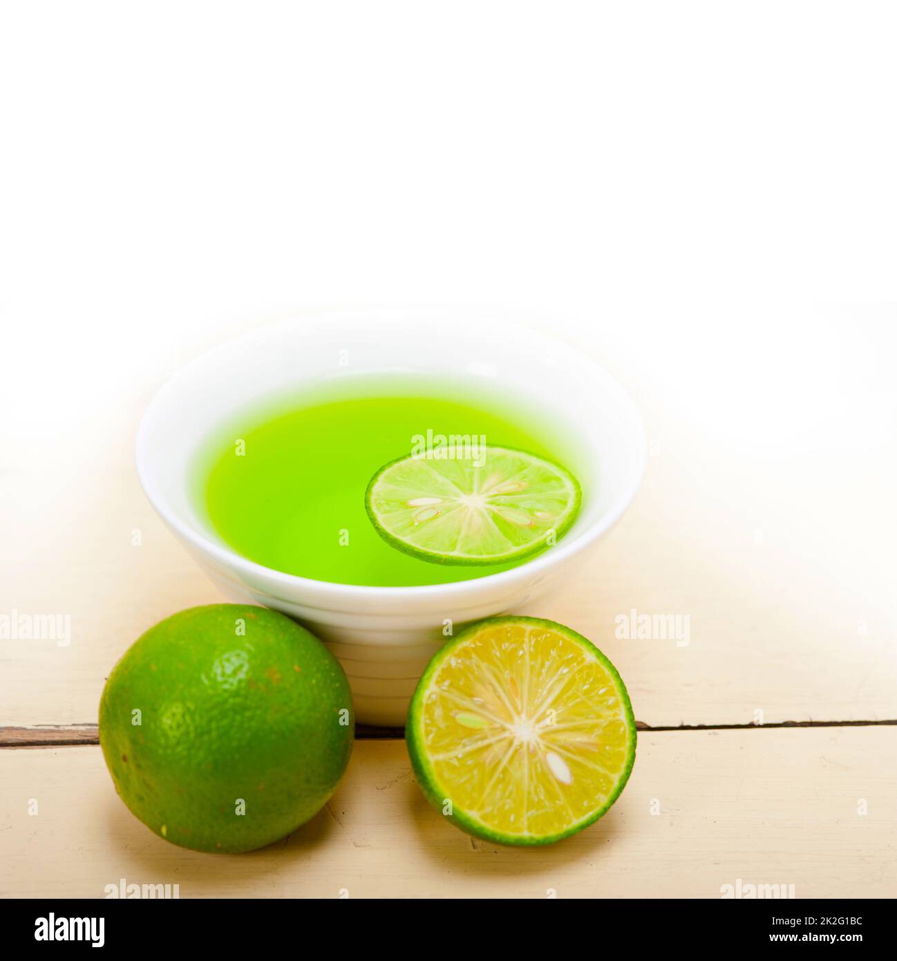 green lime lemonade Stock Photo - Alamy