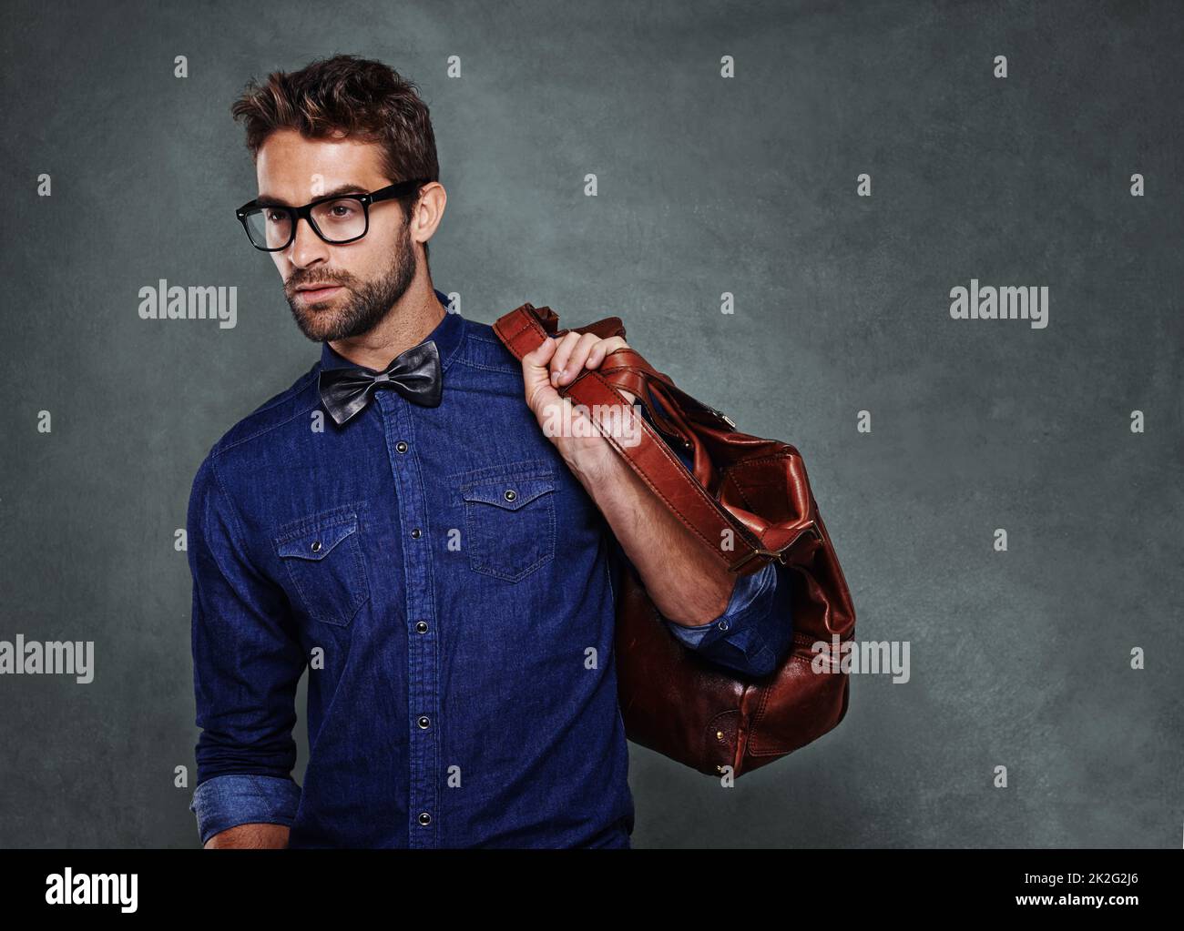 Im all about style. Studio shot of a stylishly dressed young man. Stock Photo