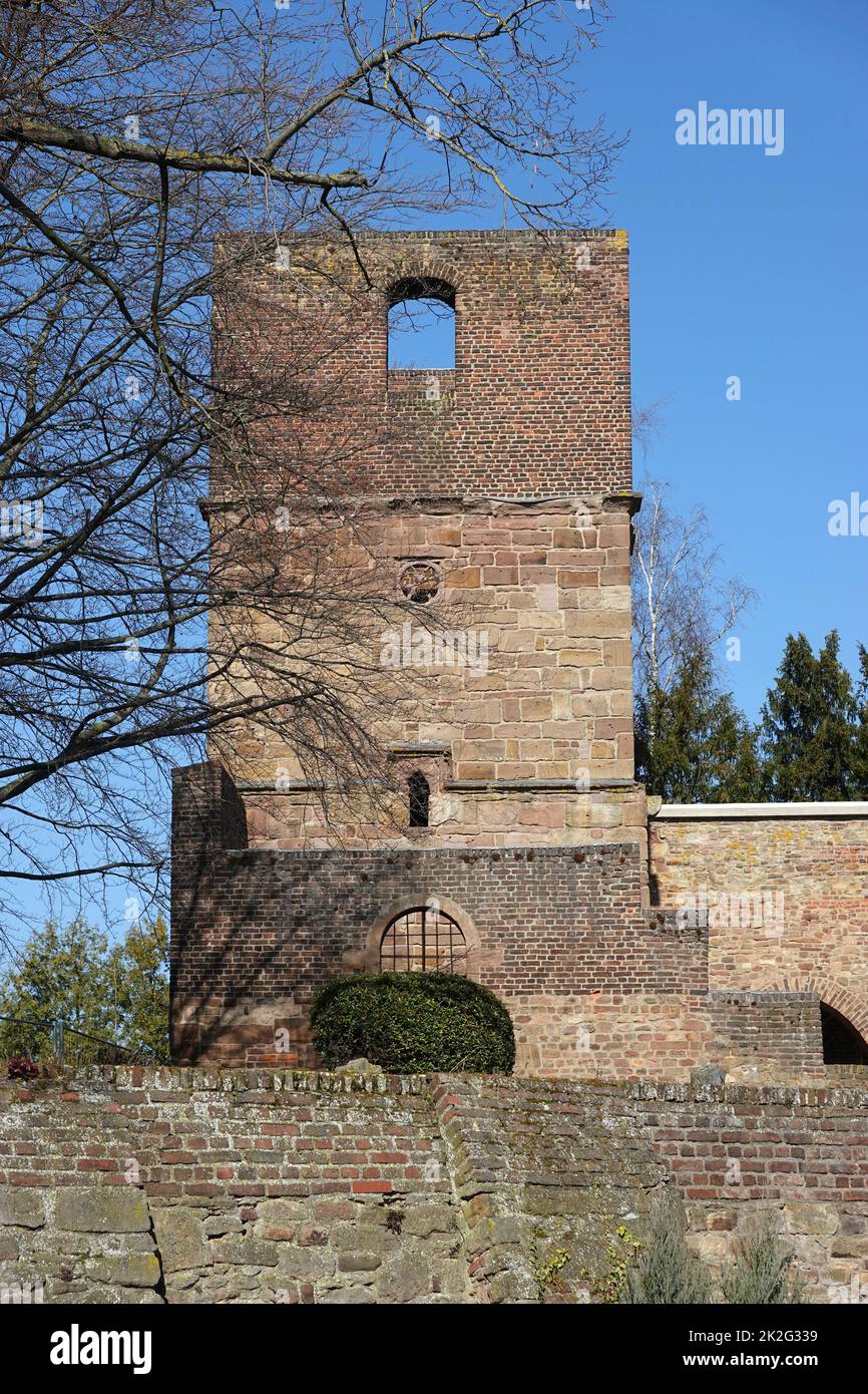 Ruine Alte Kirche Merzenich Stock Photo