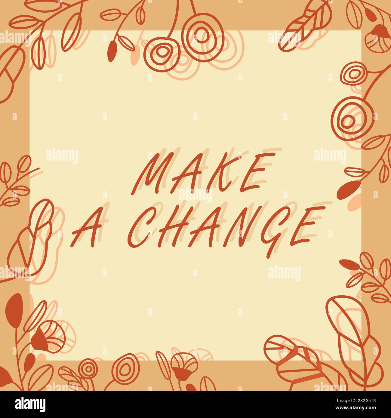 Text showing inspiration Make A Change. Business idea Create a ...