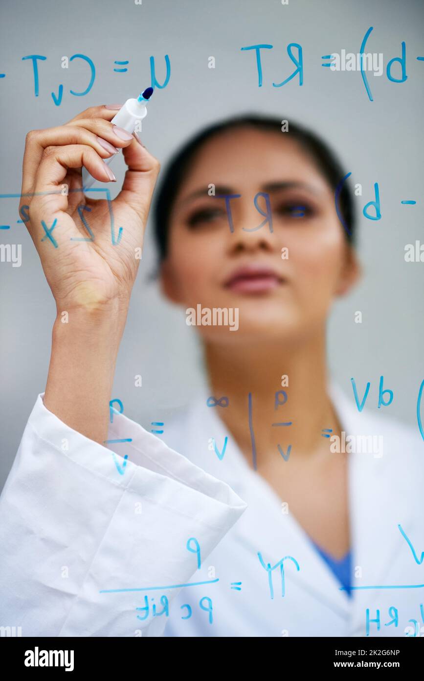 Shell solve this problem. Cropped shot of an attractive young female