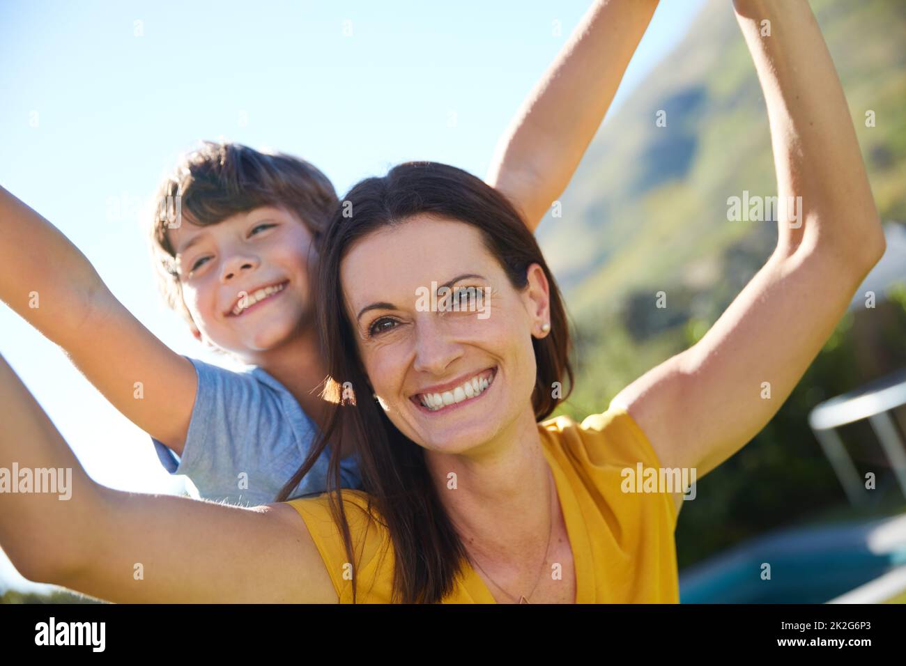 Family is our safe haven. Cropped shot of a single mother spending time with her son. Stock Photo