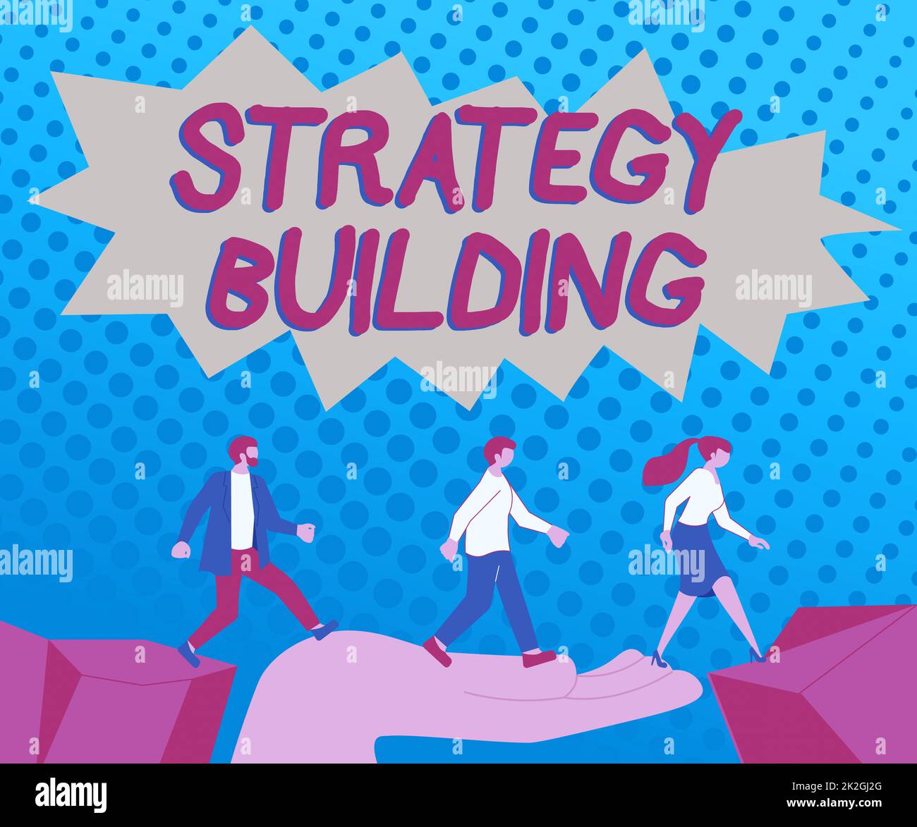 Conceptual display Strategy BuildingLeveraging Buying and acquiring ...