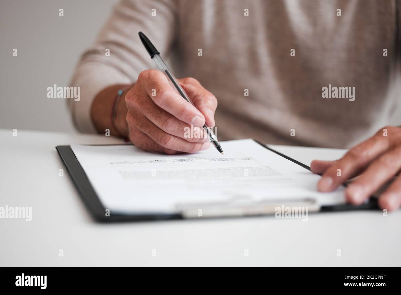 Clipboard with Carbon Copy Form and Pen Isolated on White Background Stock  Photo - Alamy
