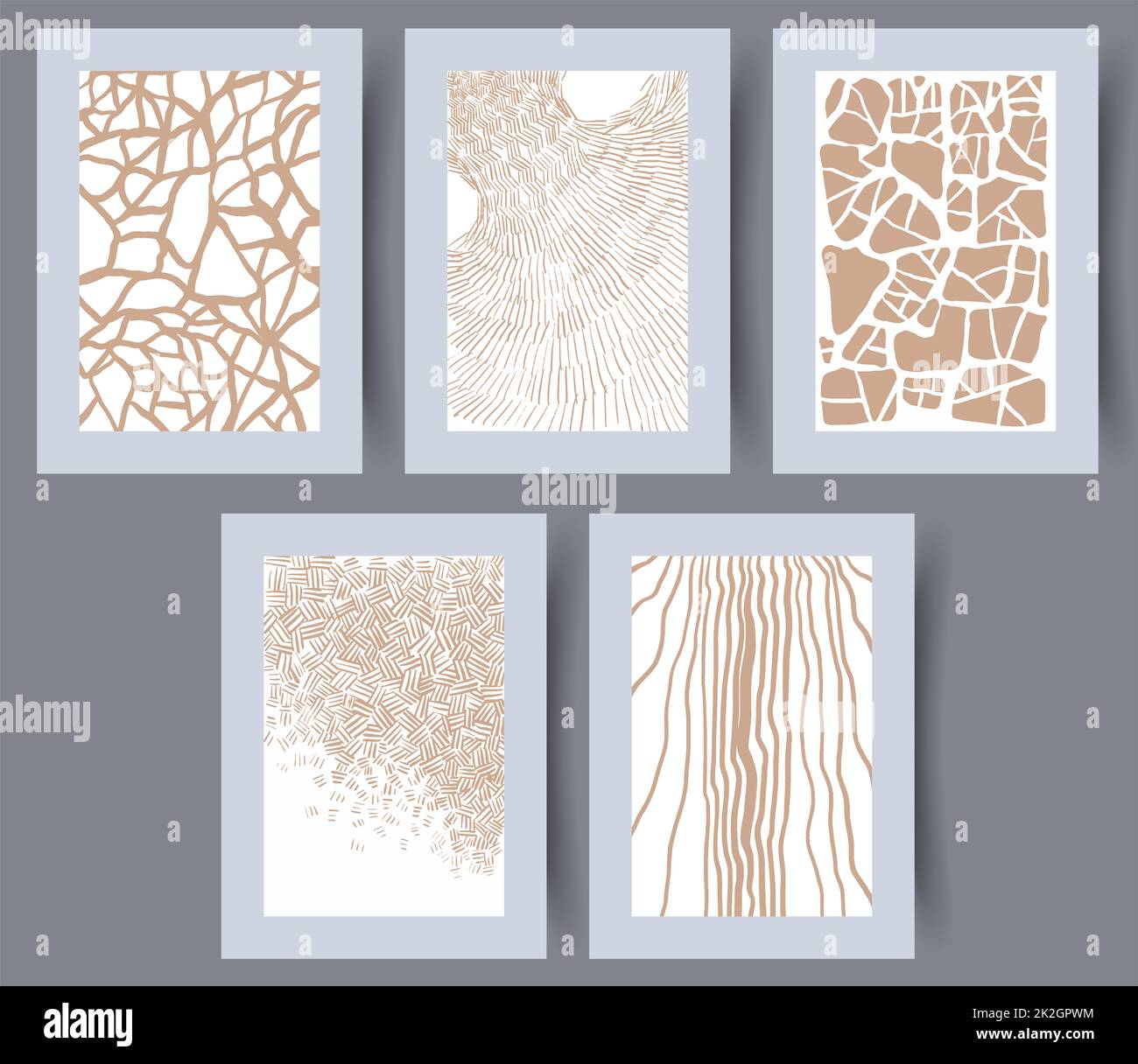 Printable wall art vector poster set Stock Photo - Alamy