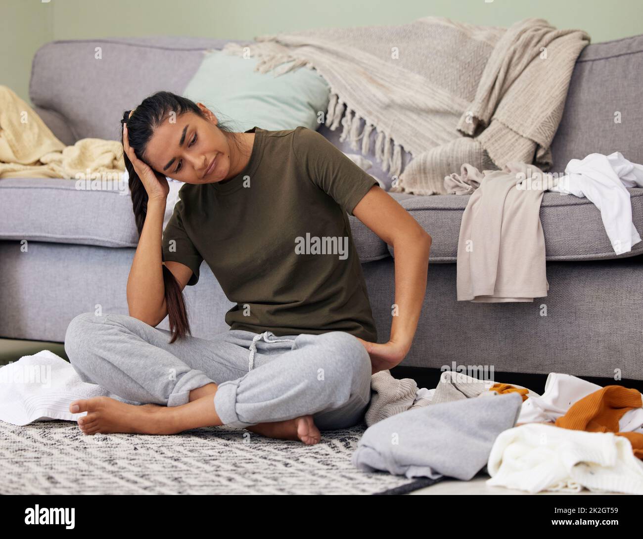 Tired woman housework hi-res stock photography and images - Alamy