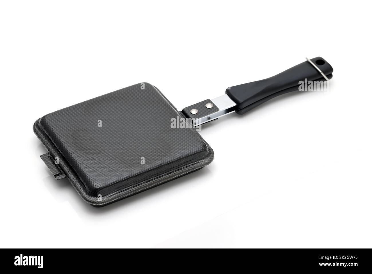 Press hot sandwich maker isolated on white background Stock Photo Alamy