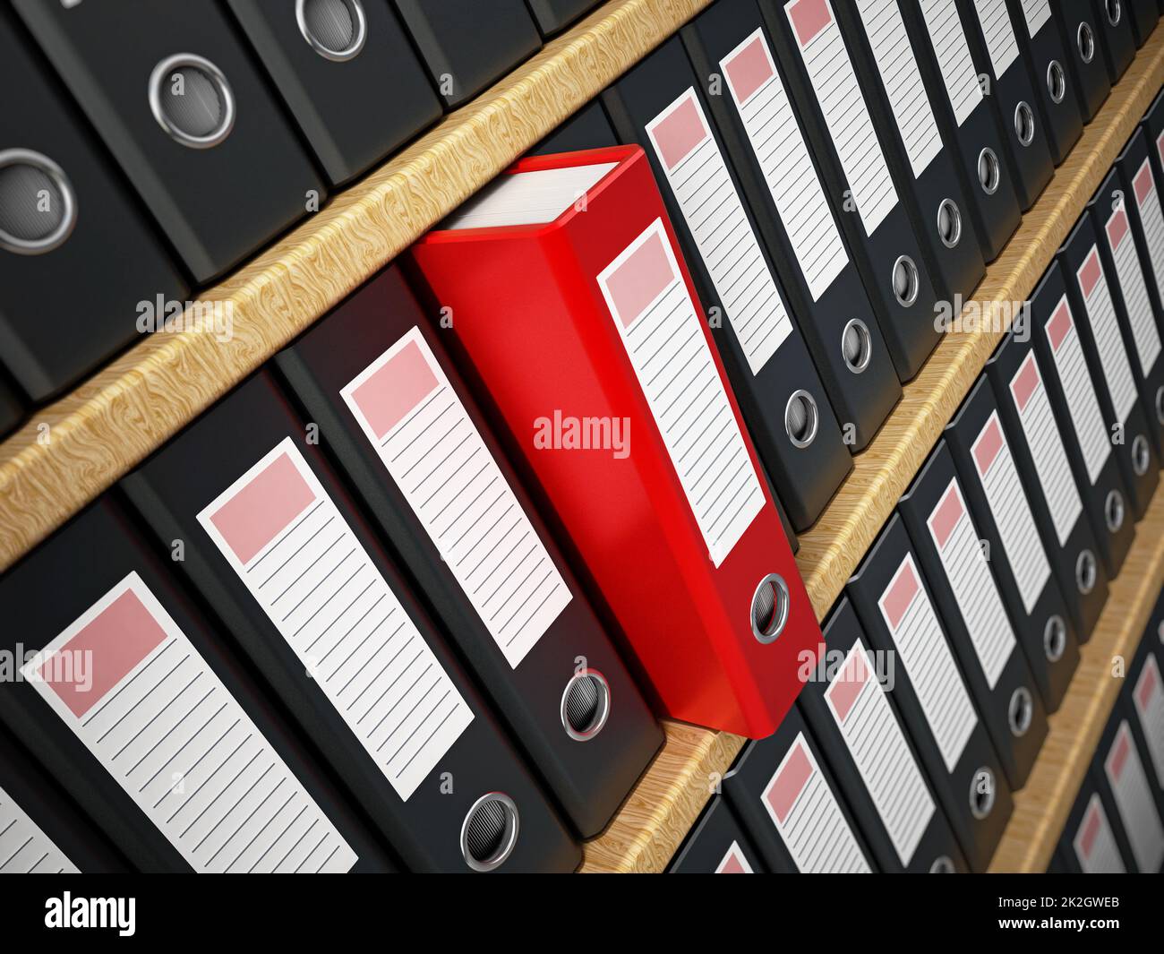 Red Folder Shell Red white folders documents hi-res stock photography and images - Alamy