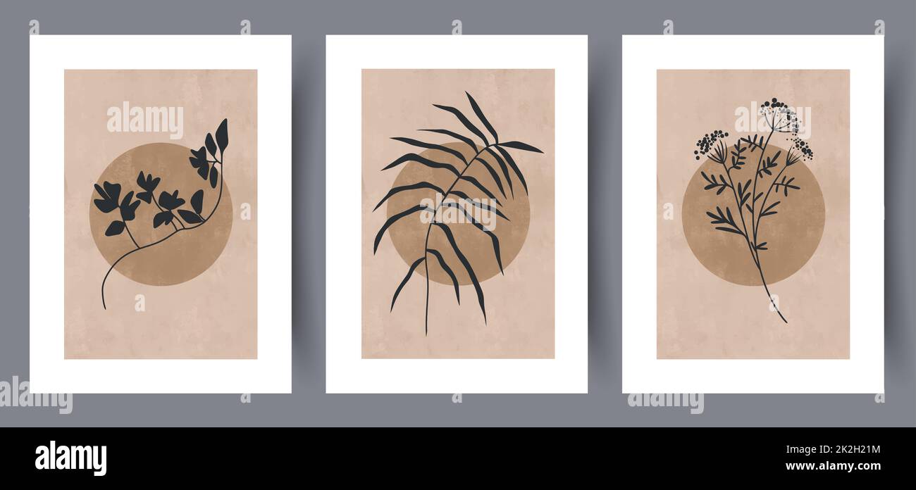 Printable wall art vector poster set Stock Photo - Alamy