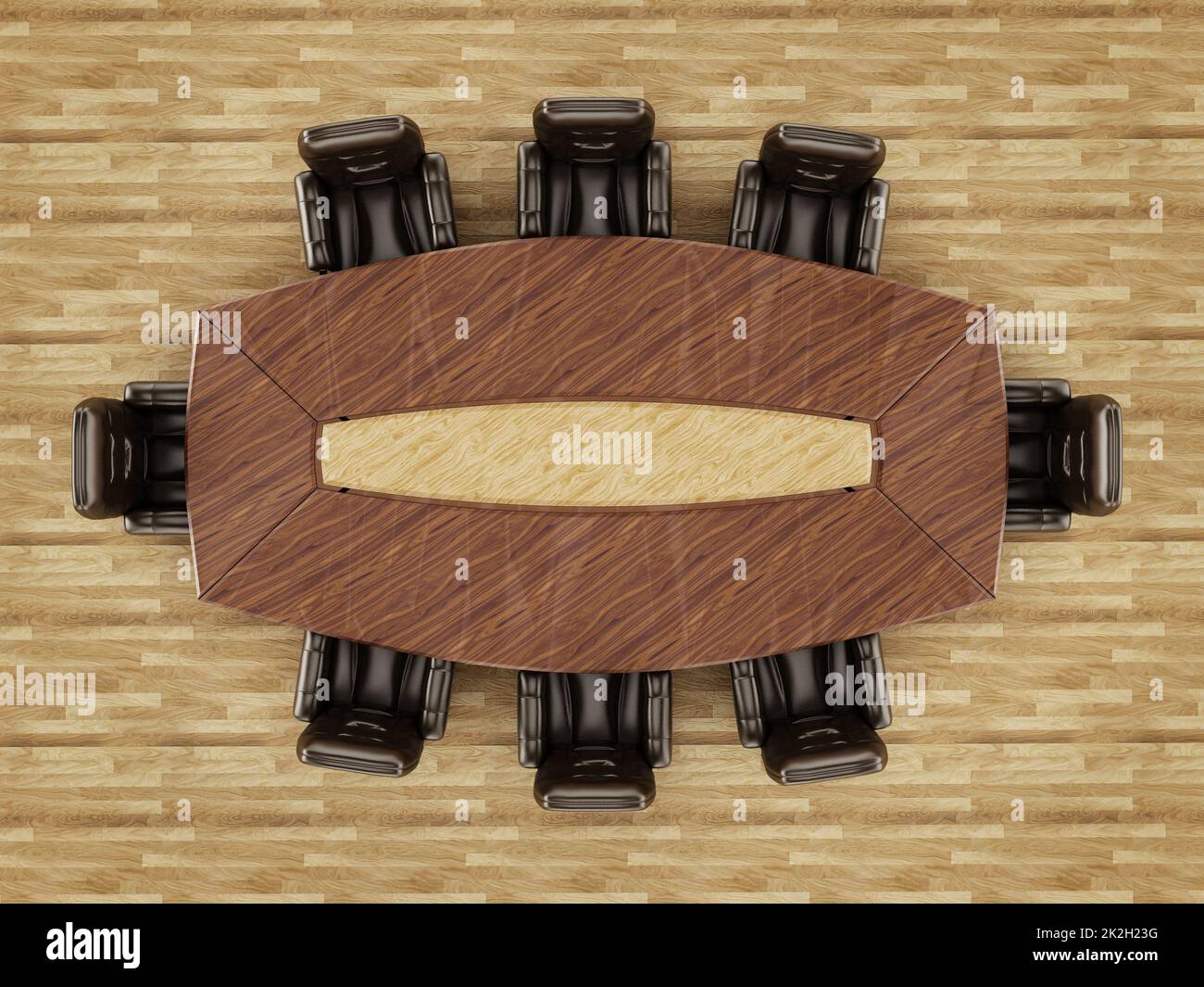 Boardroom table and chair Stock Photo Alamy