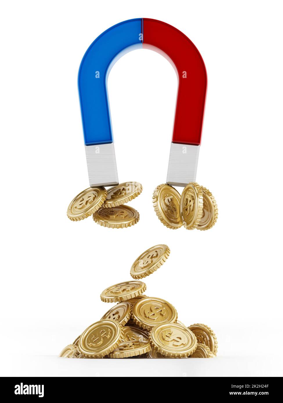 and gold coins Stock Photo Alamy