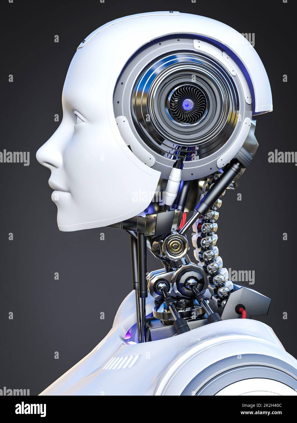 Android robot head hi-res stock photography and images - Alamy