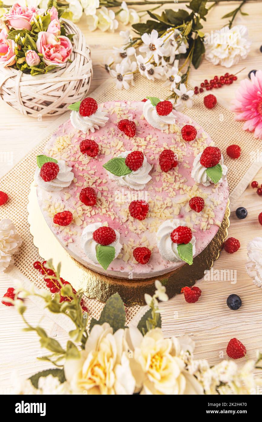 No sugar cheese cake Stock Photo Alamy