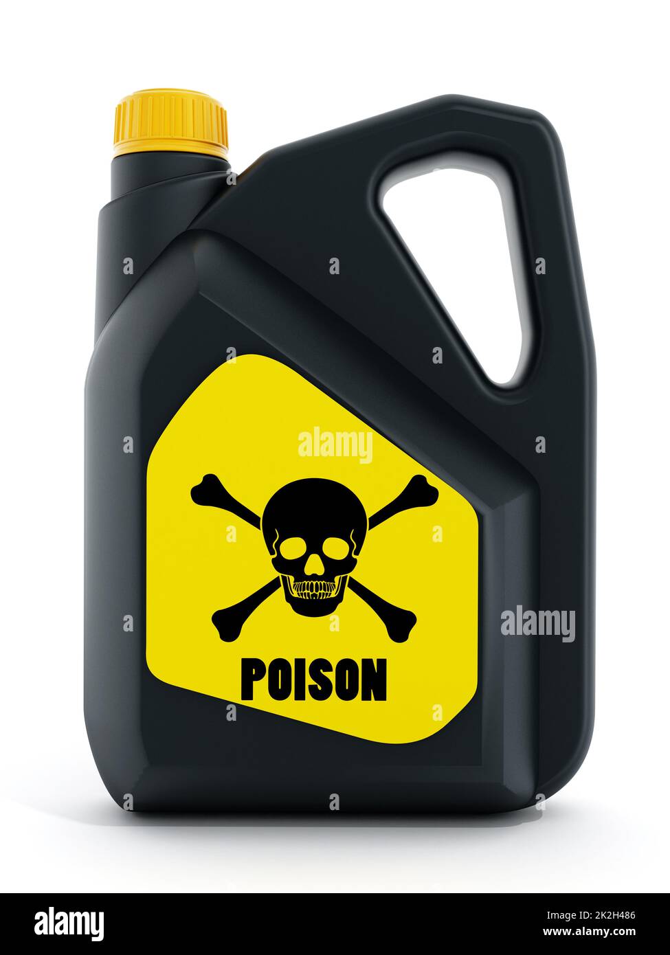 Poison plastic can Stock Photo - Alamy