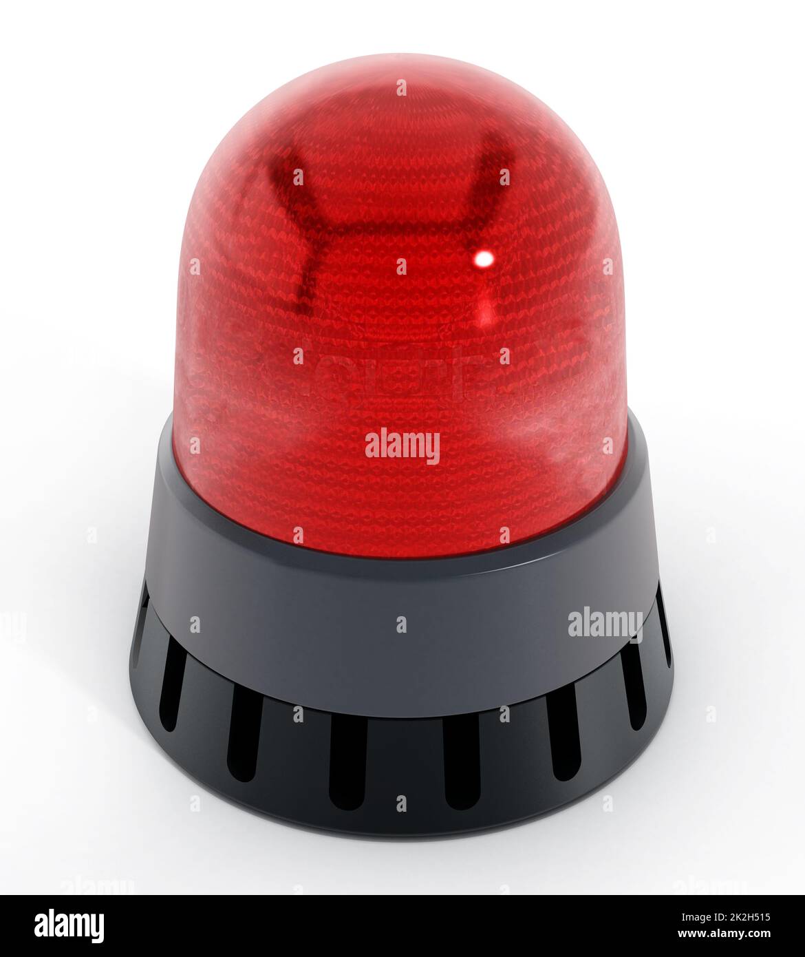 Red alarm light. 3D illustration Stock Photo Alamy