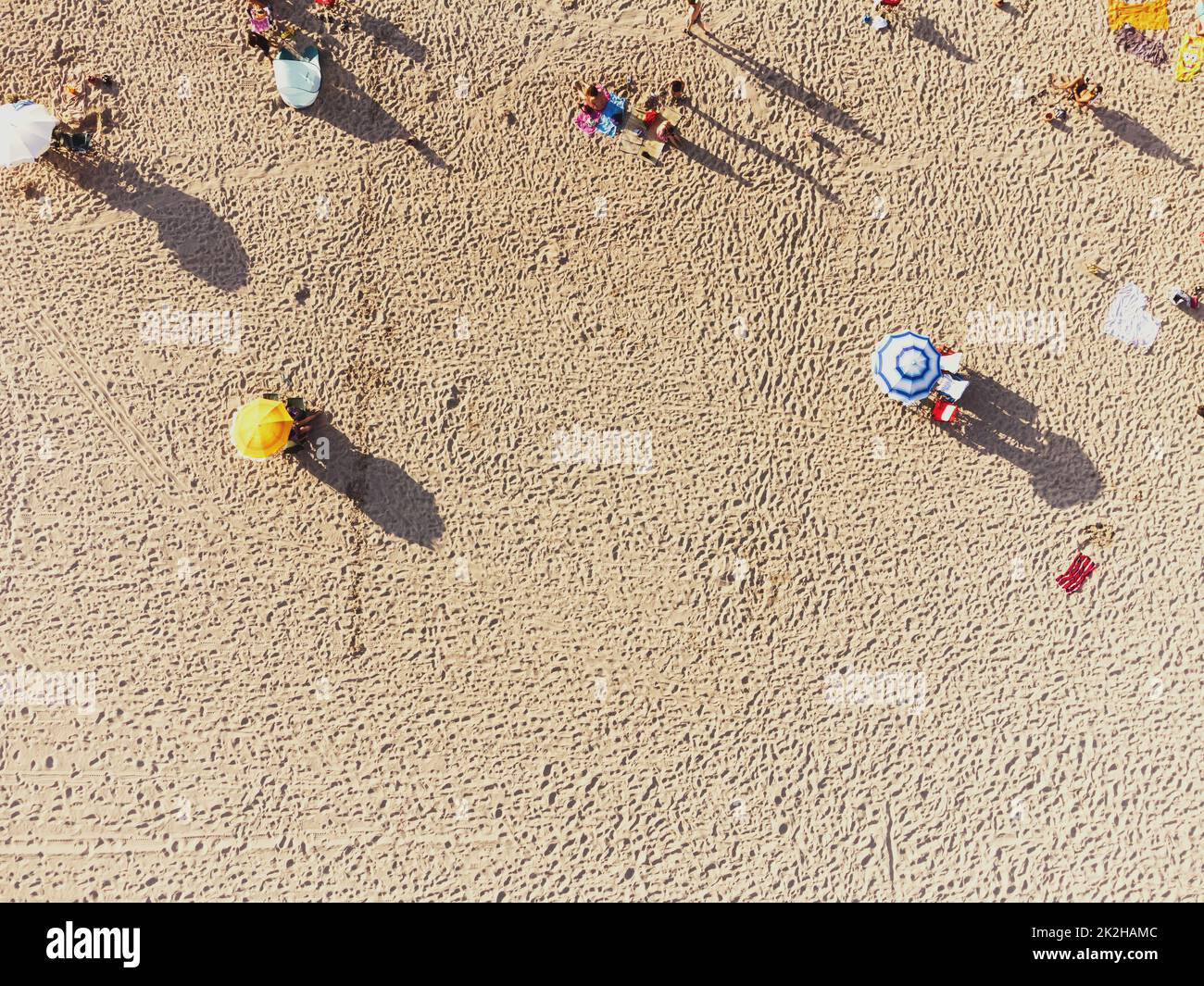 Izmir, Turkey - August 17, 2022: Aerial top view of the Ilica beach ...