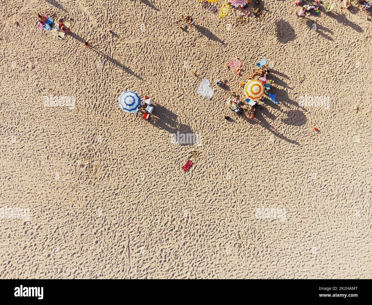 Izmir, Turkey - August 17, 2022: Aerial top view of the Ilica beach ...