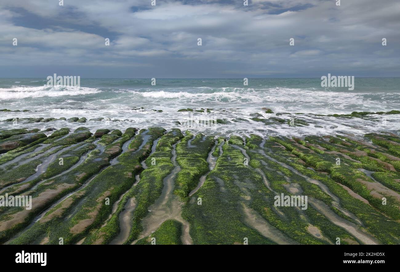 Laomei Green Stone Trough is located in Shimen District on the North ...