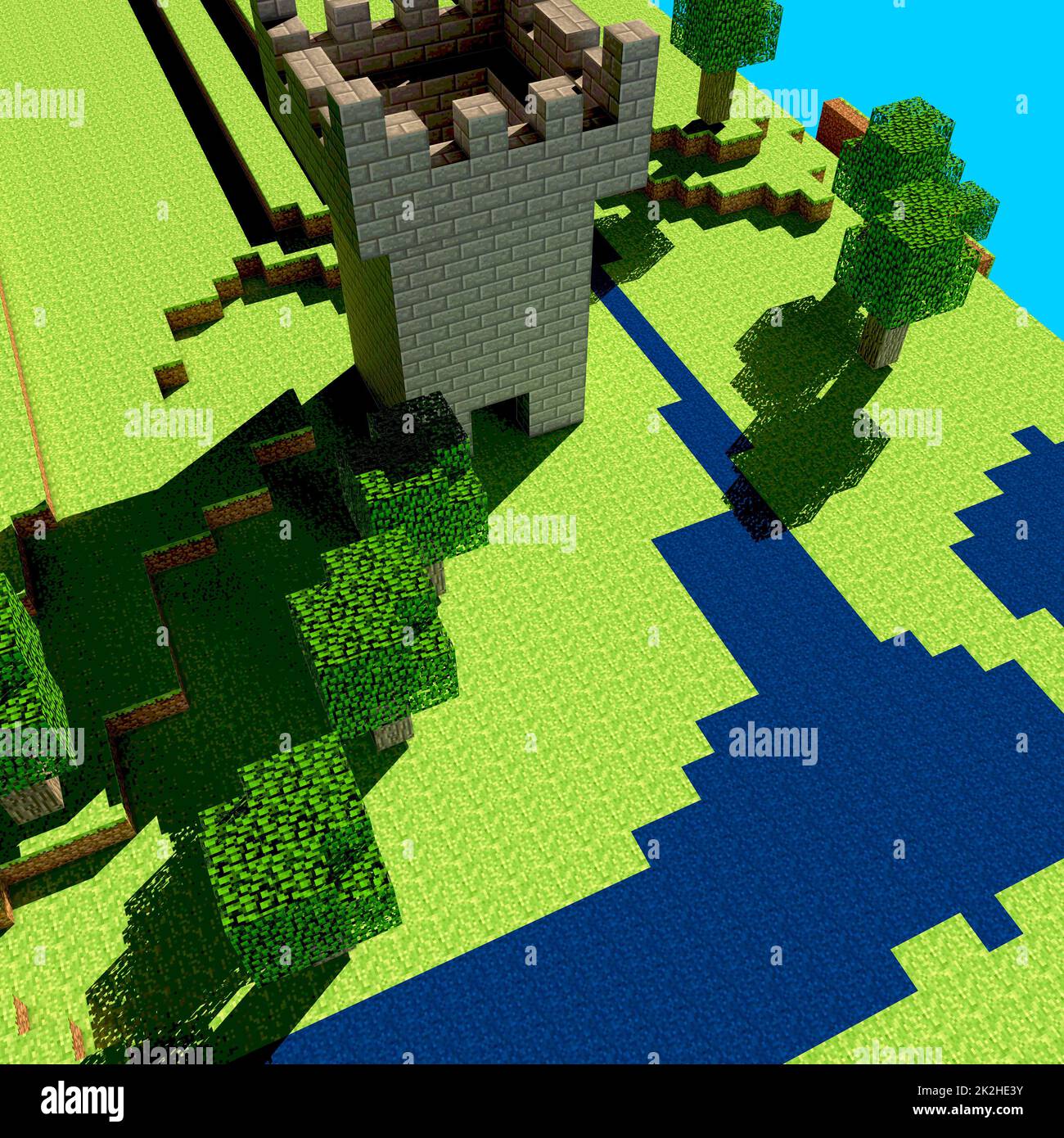 Build it stronger, build it bigger. Concept image of a popular video