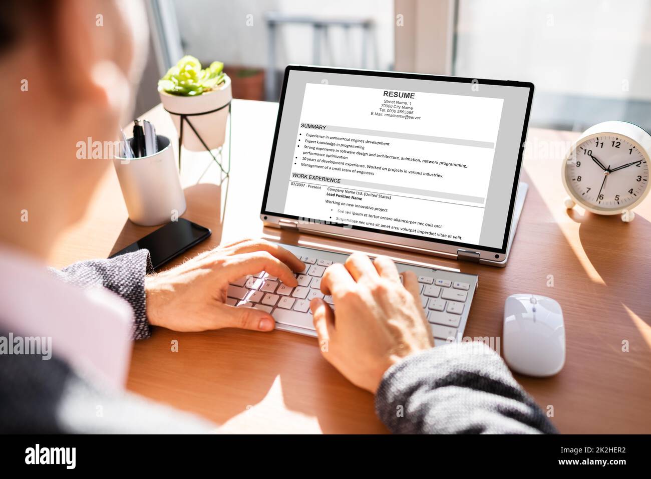 Resume CV Preparation Stock Photo - Resume Cv Preparation 2K2HER2