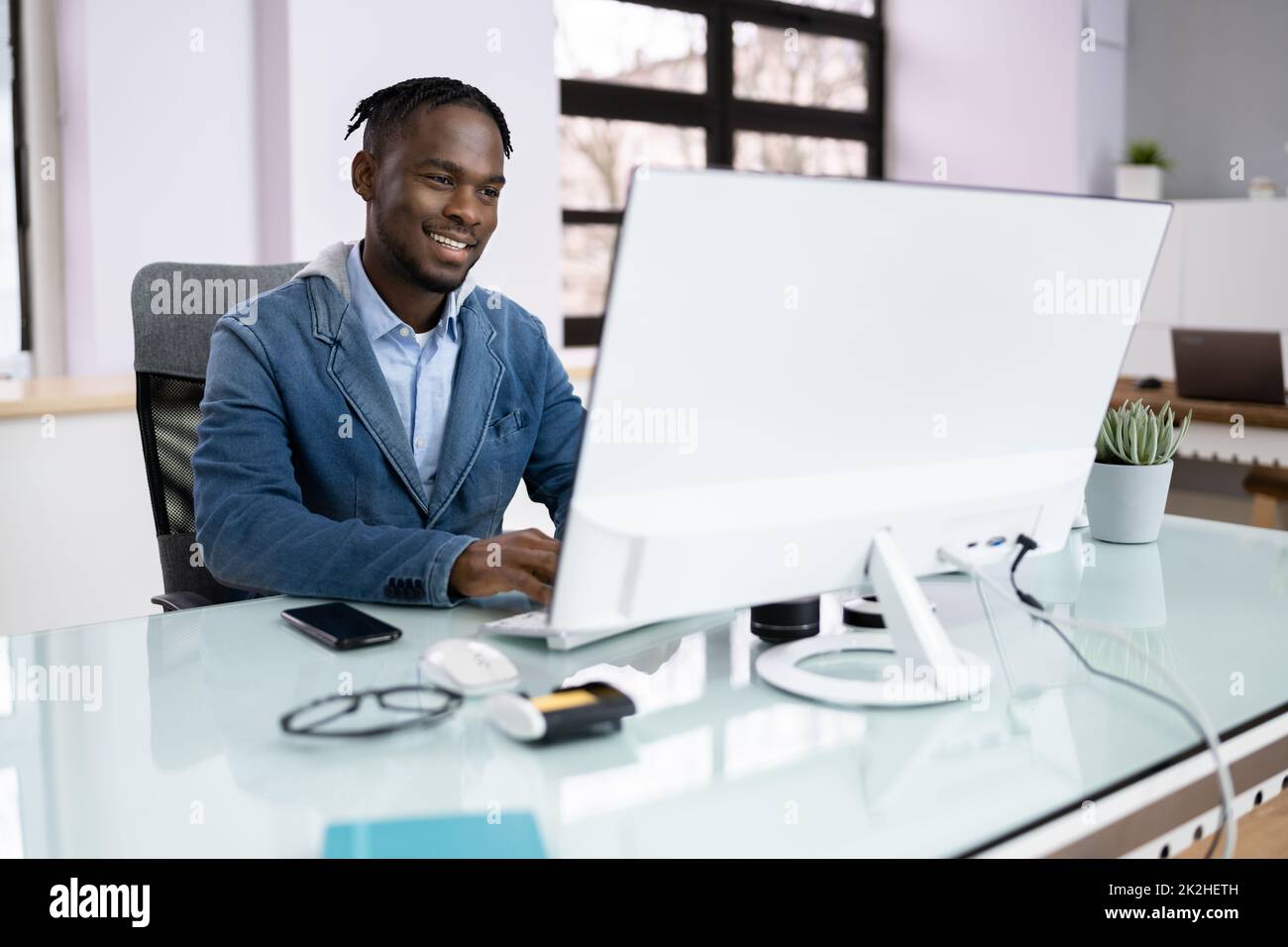 Video Conference Webinar Business Call Banner Stock Photo