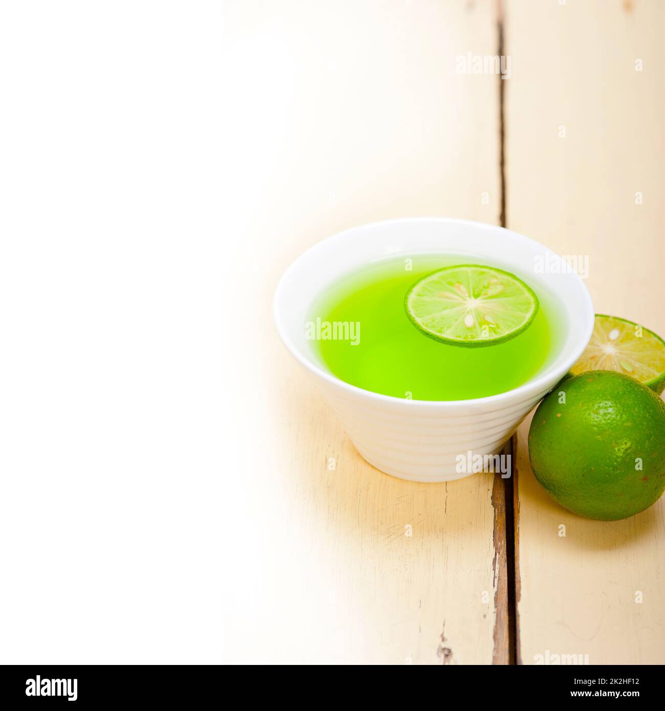 green lime lemonade Stock Photo - Alamy