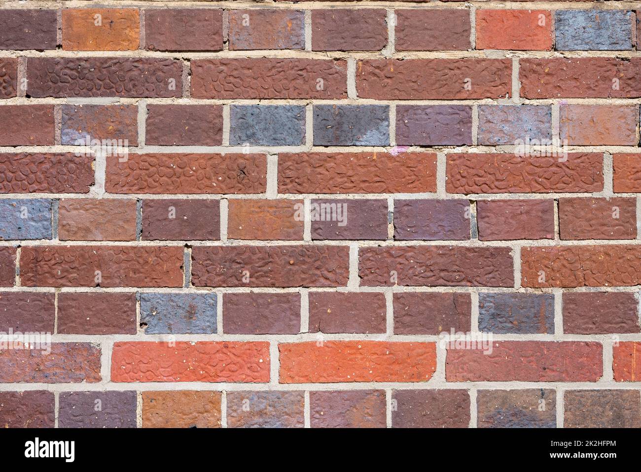 Background from a red brick wall Stock Photo
