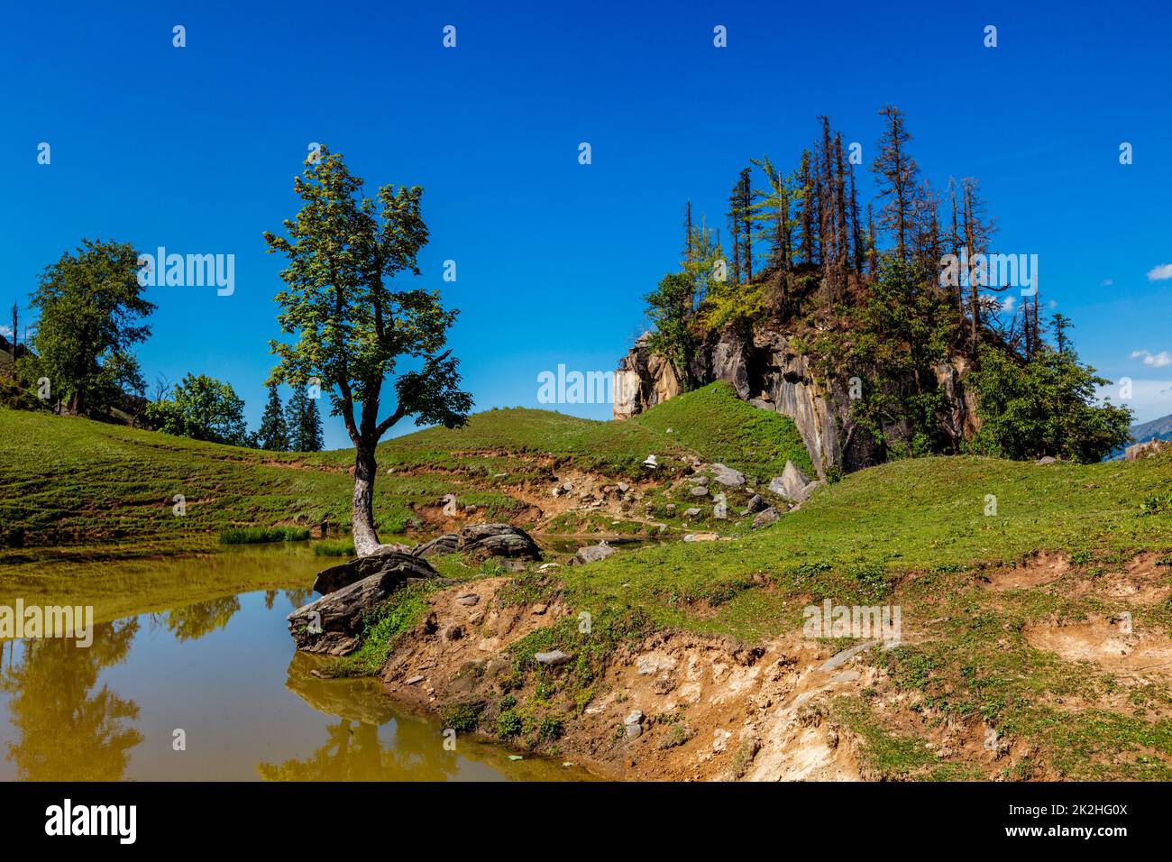 Indian Himalayan landscape in Himalayas Stock Photo
