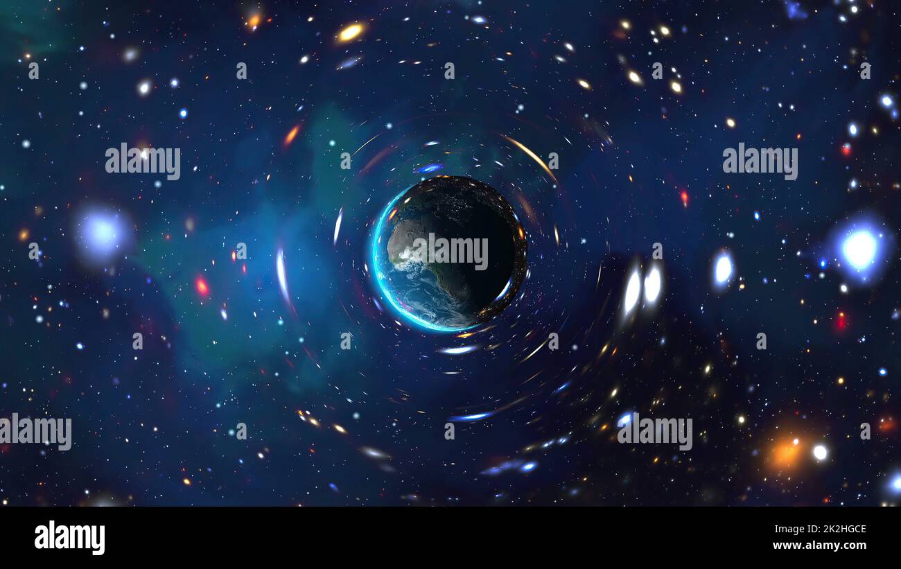 Planet Earth Seen From Space Stock Photo - Alamy