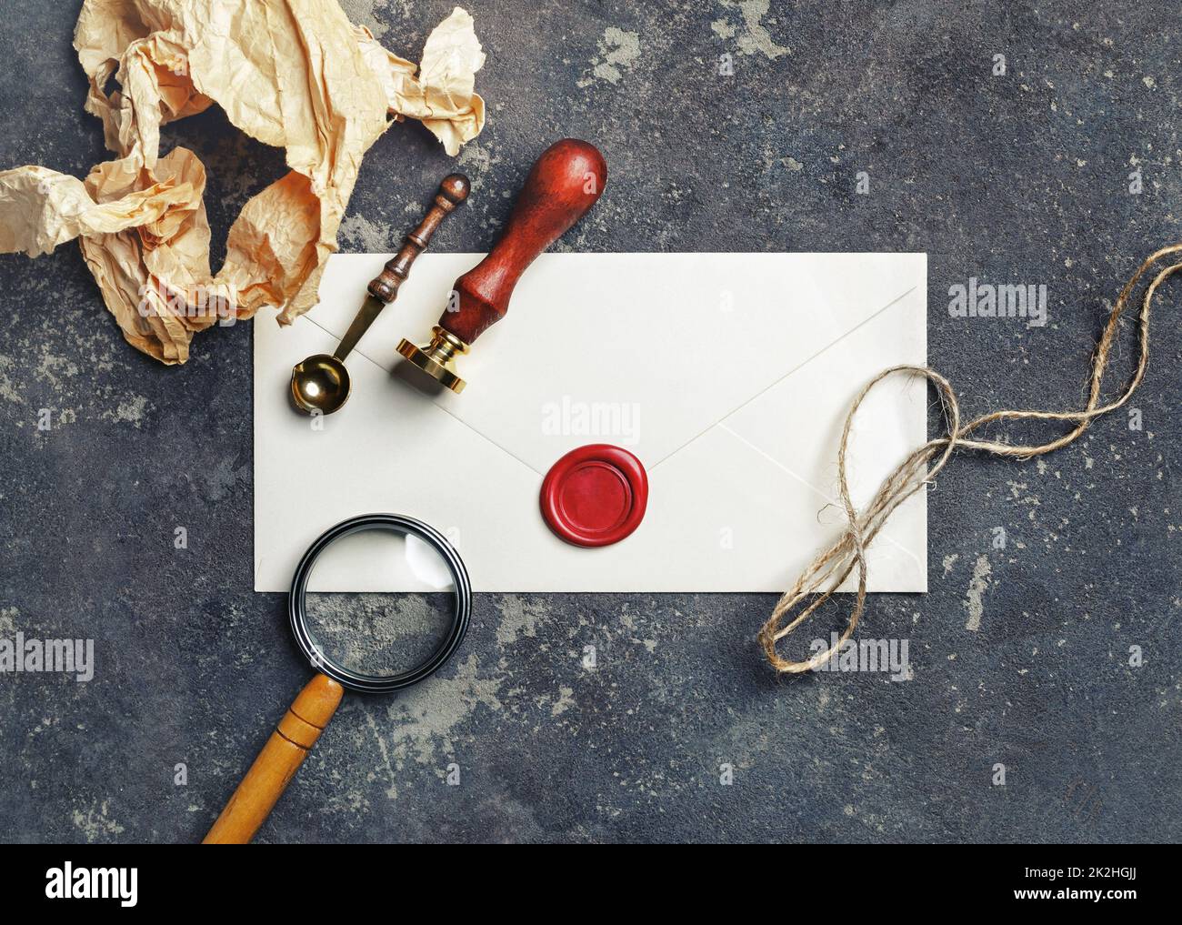 Vintage stationery set Stock Photo Alamy