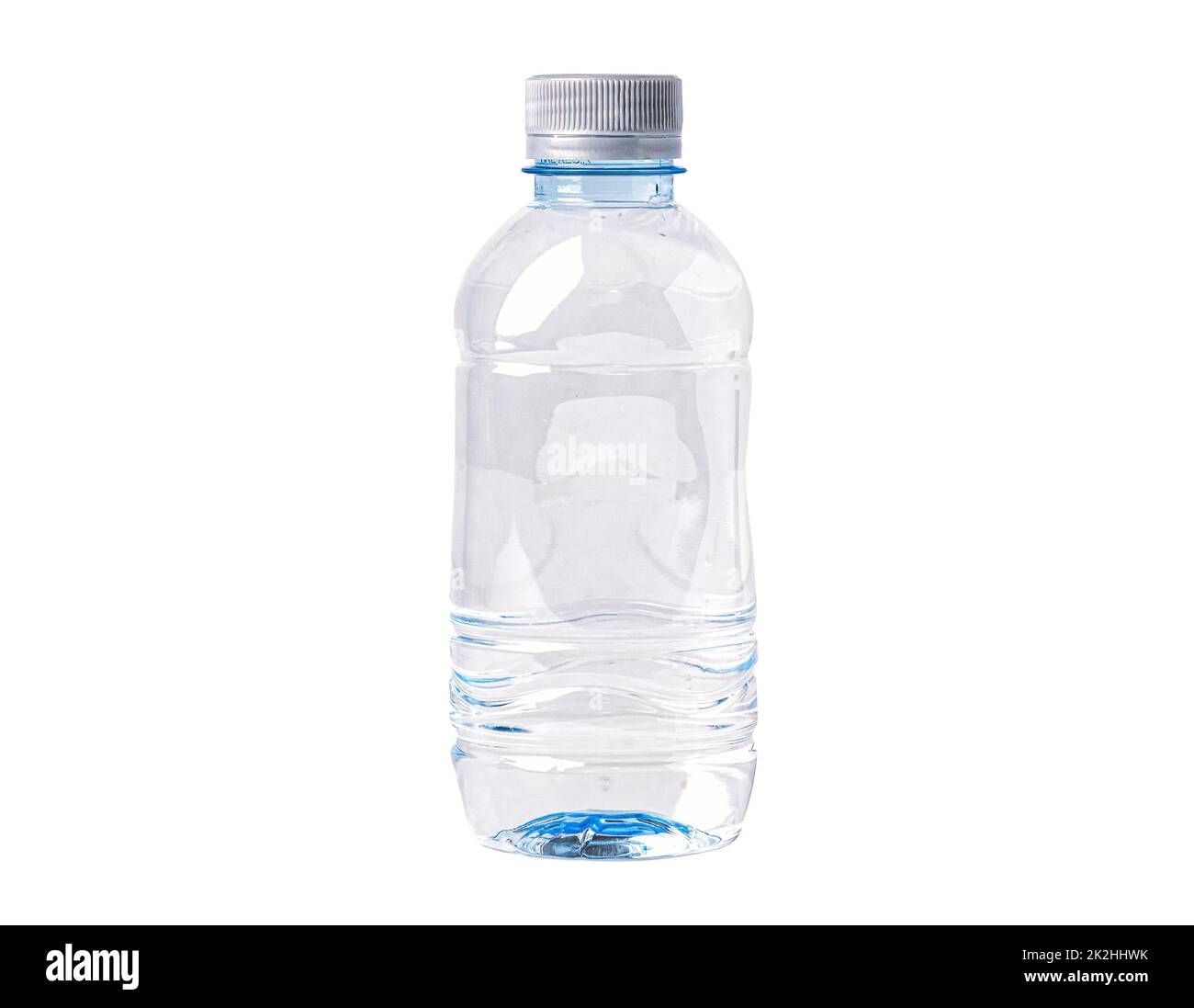 Plastic water bottle isolated on white background with clipping path ...