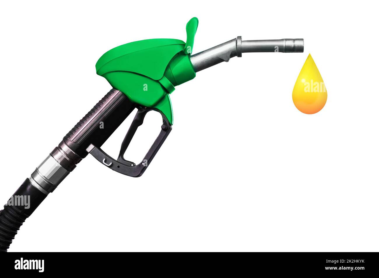 Fuel nozzle isolated on white background Stock Photo - Alamy