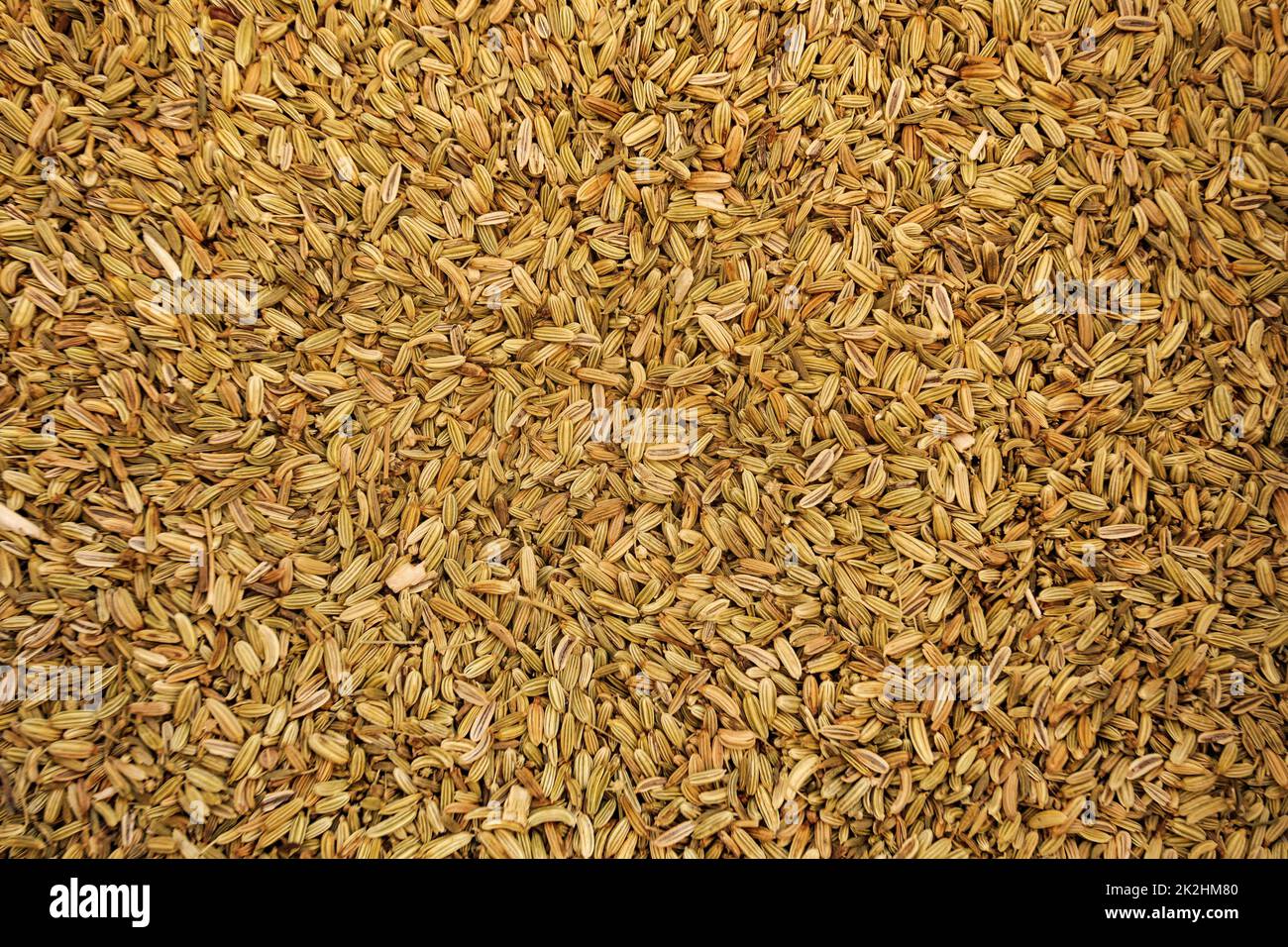 Caraway / Fennel seeds displayed on food market in Kyrenia, Northern