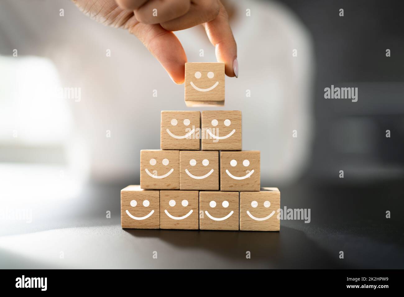 Employee Satisfaction Experience And Client Centric Concept Stock Photo
