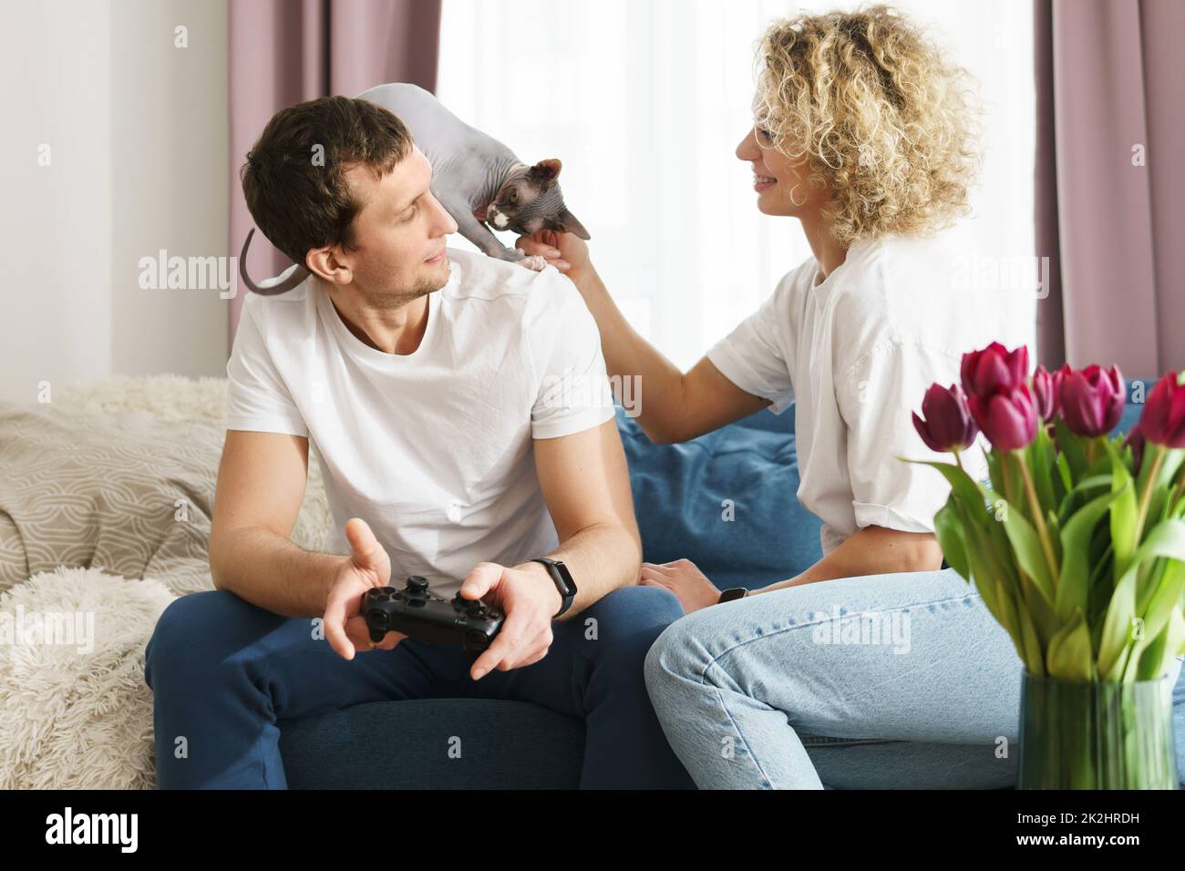 6,047 Young Couple Playing Console Games Images, Stock Photos, 3D