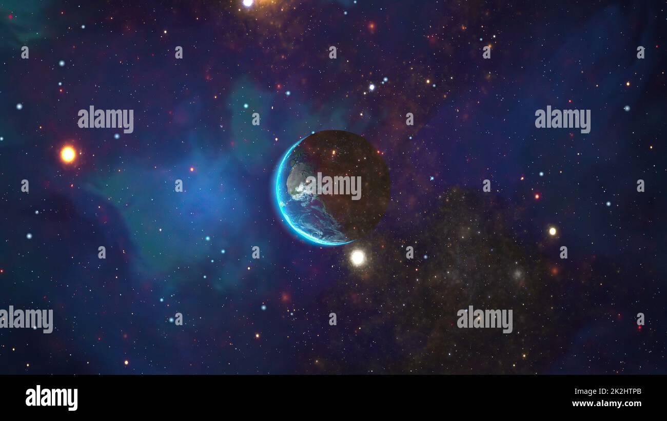 Planet Earth Seen From Space Stock Photo - Alamy