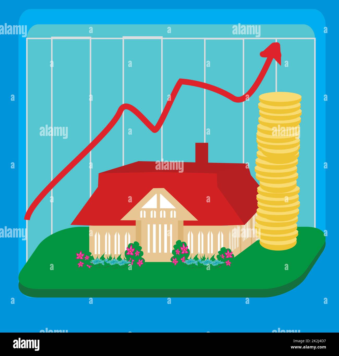 unstable housing market Stock Photo Alamy