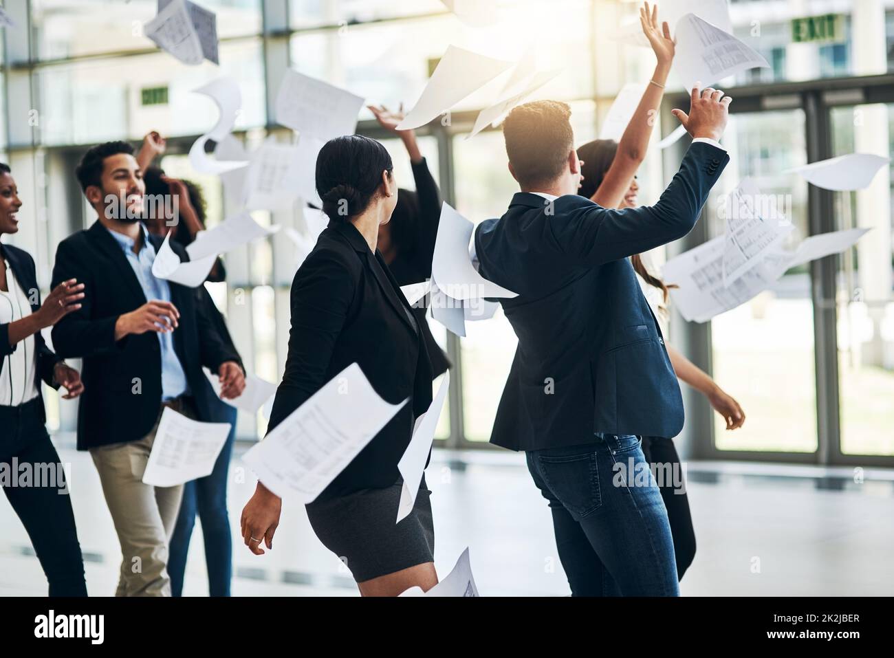 Office work funny group hi-res stock photography and images - Alamy