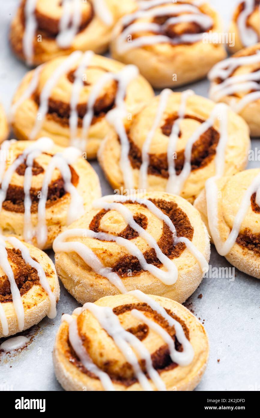 Cinnamon filled roll hi-res stock photography and images - Alamy