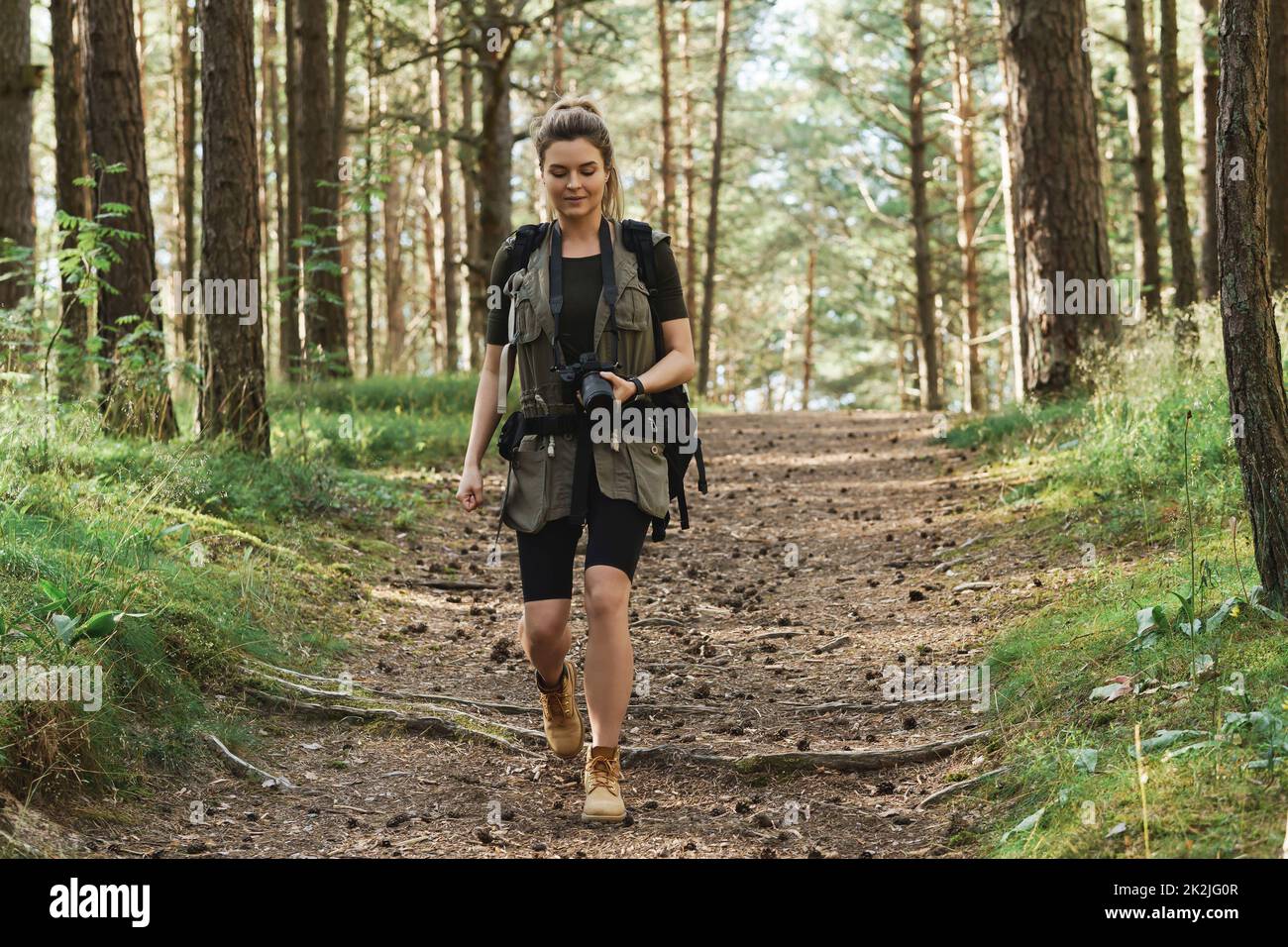 Modern hiker hi-res stock photography and images - Alamy