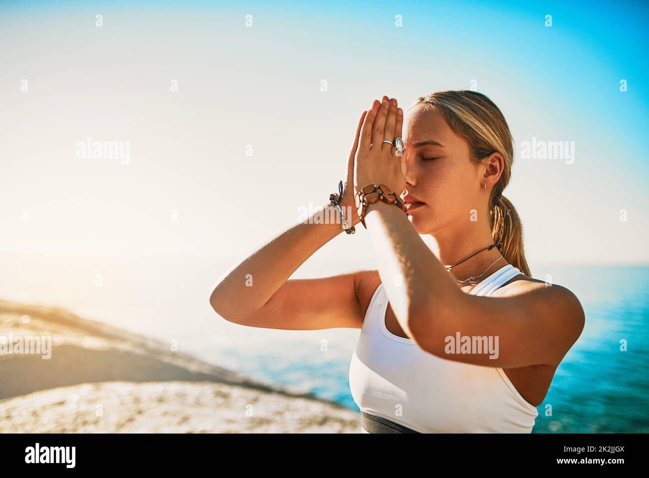 Dont let others destroy your inner peace Stock Photo