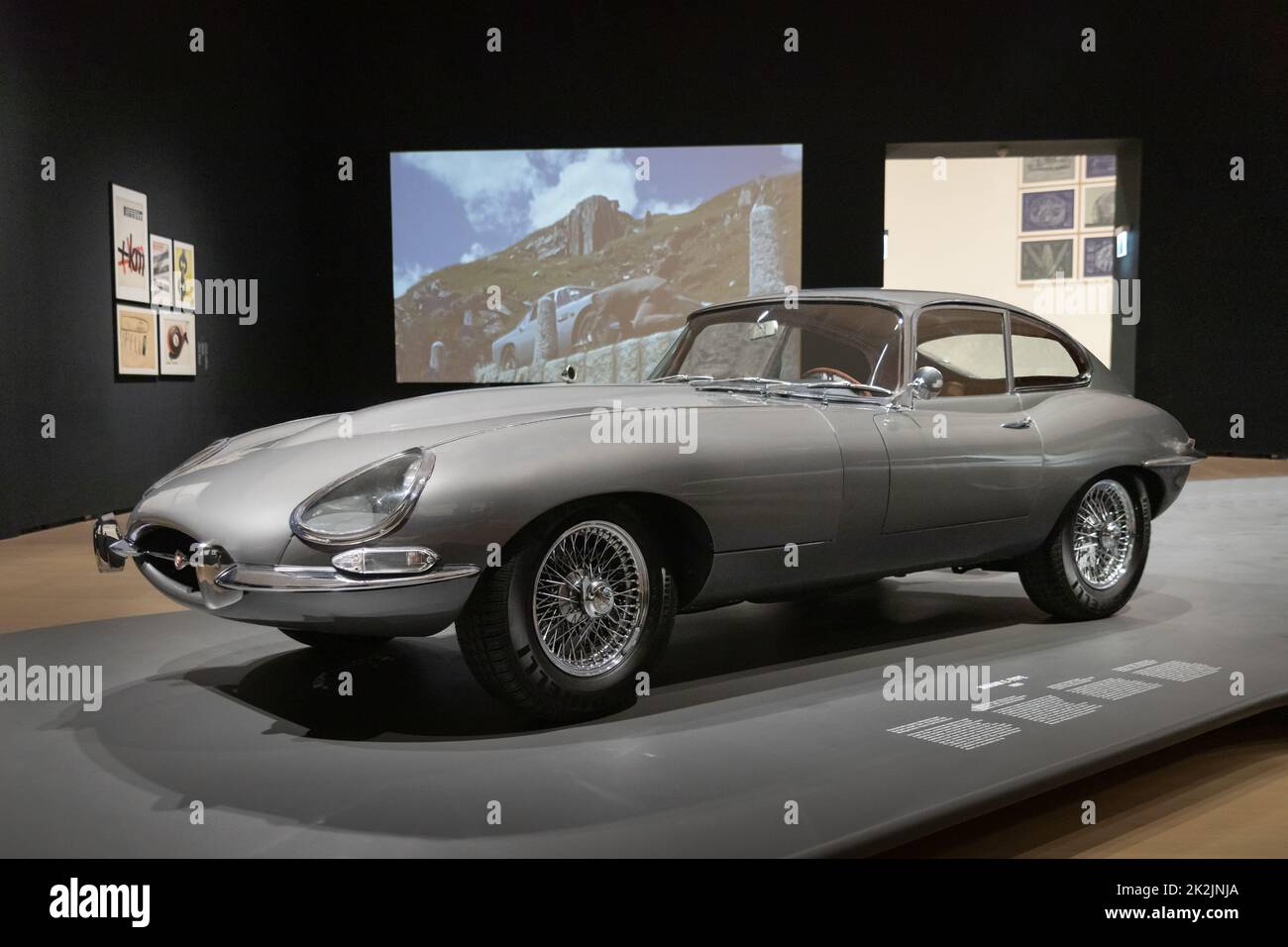 BILBAO, SPAIN-SEPTEMBER 10, 2022: 1963 Jaguar E-Type (XK-E) coupe (Series 1) Stock Photo