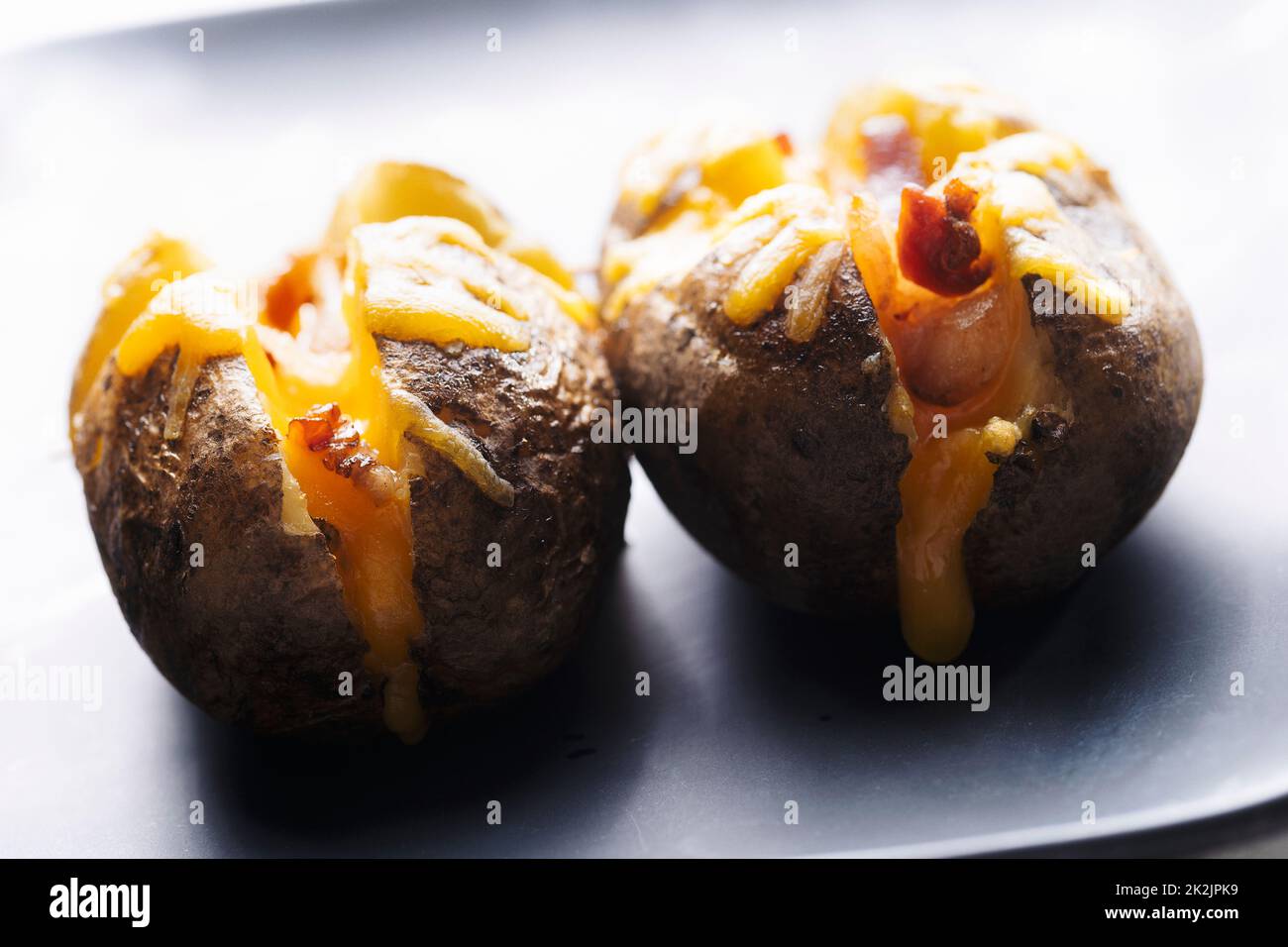 cheesy jacket potato Stock Photo Alamy