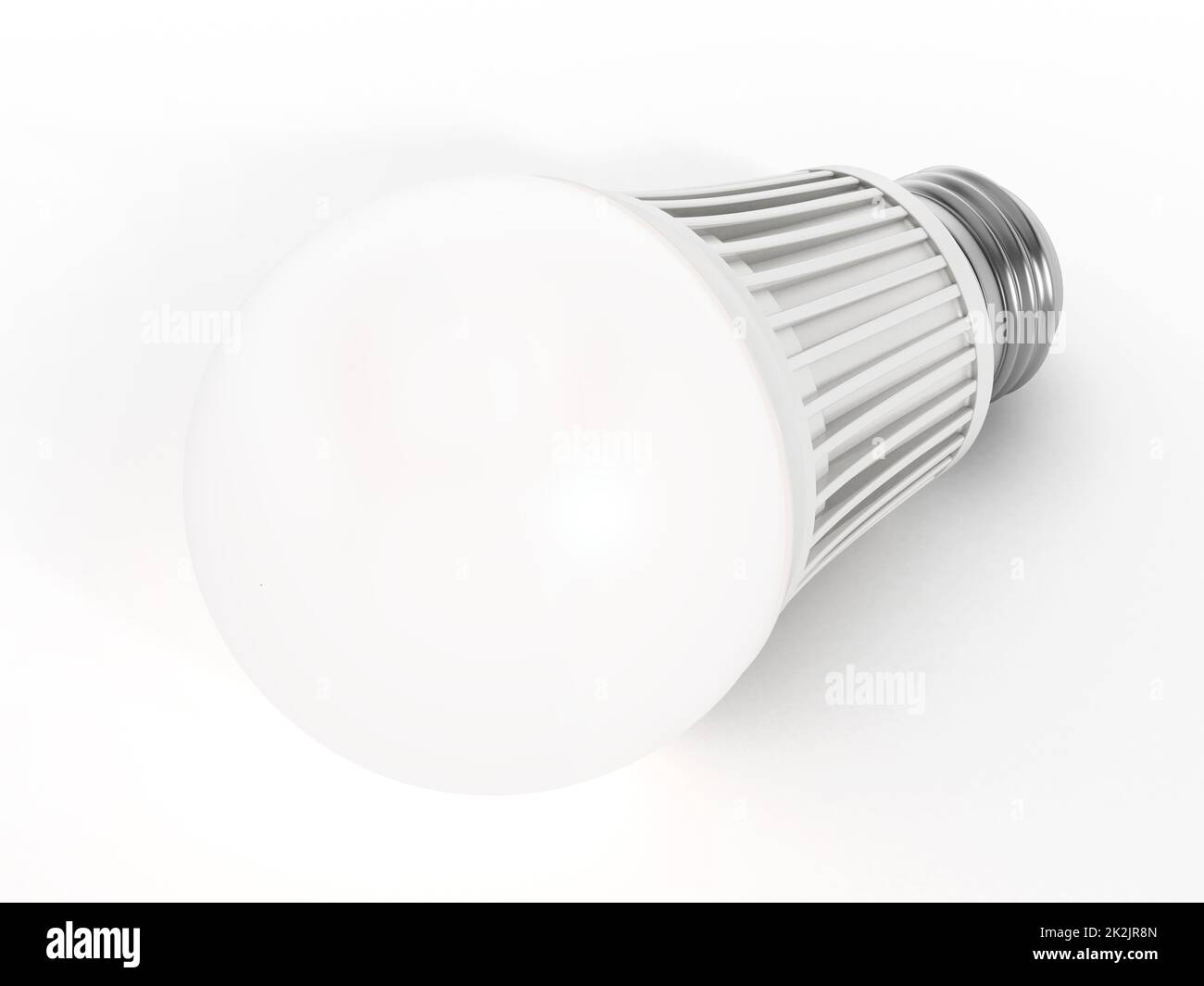 Energy efficient light bulb. 3d illustration Stock Photo